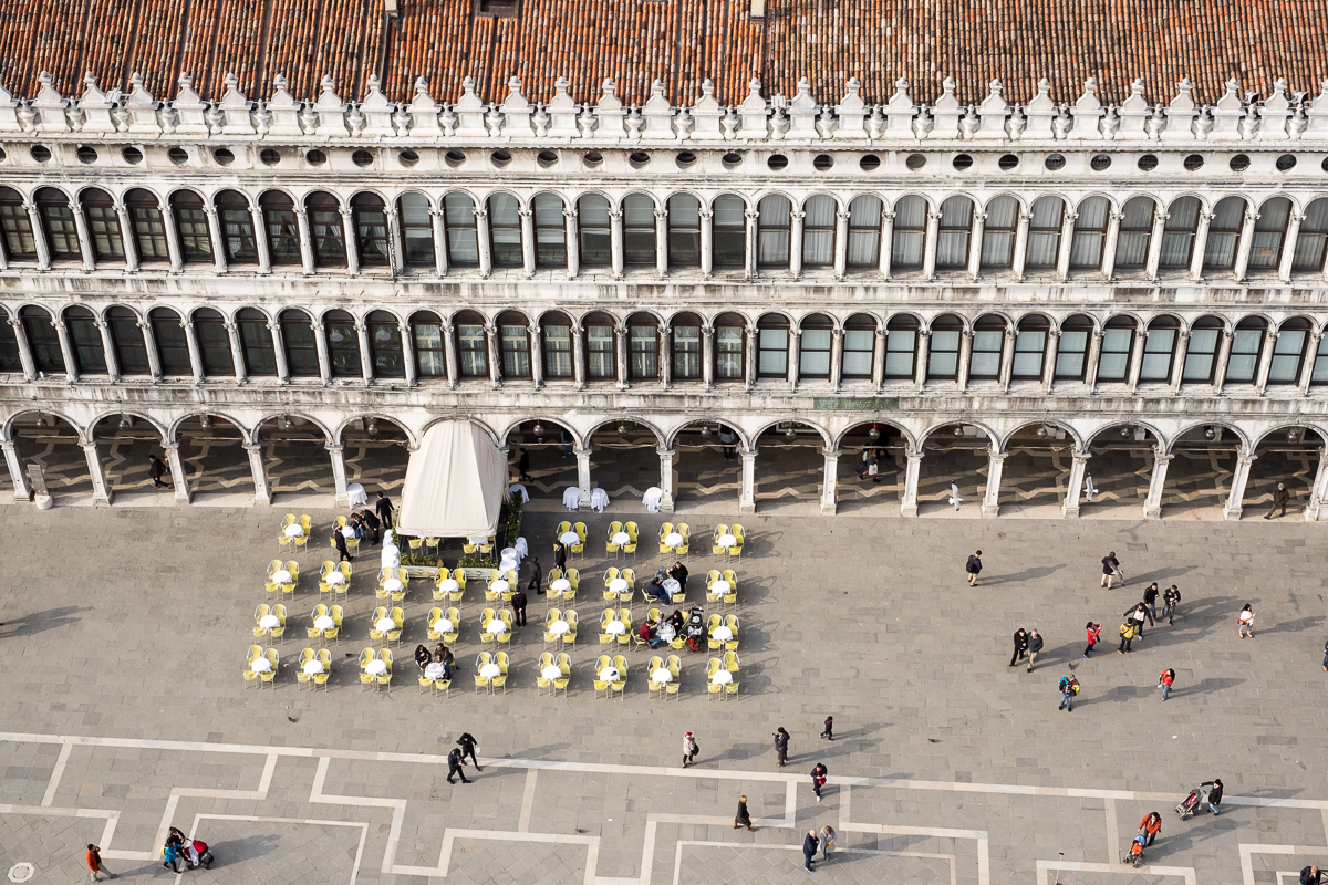 Markusplatz von oben
