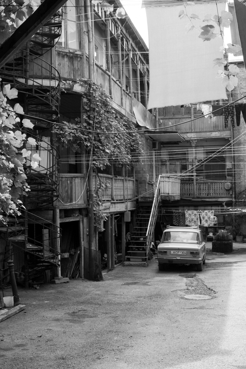 Innenhof mitten in der Stadt…