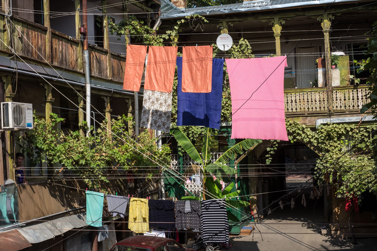 Innenhof mitten in der Stadt…