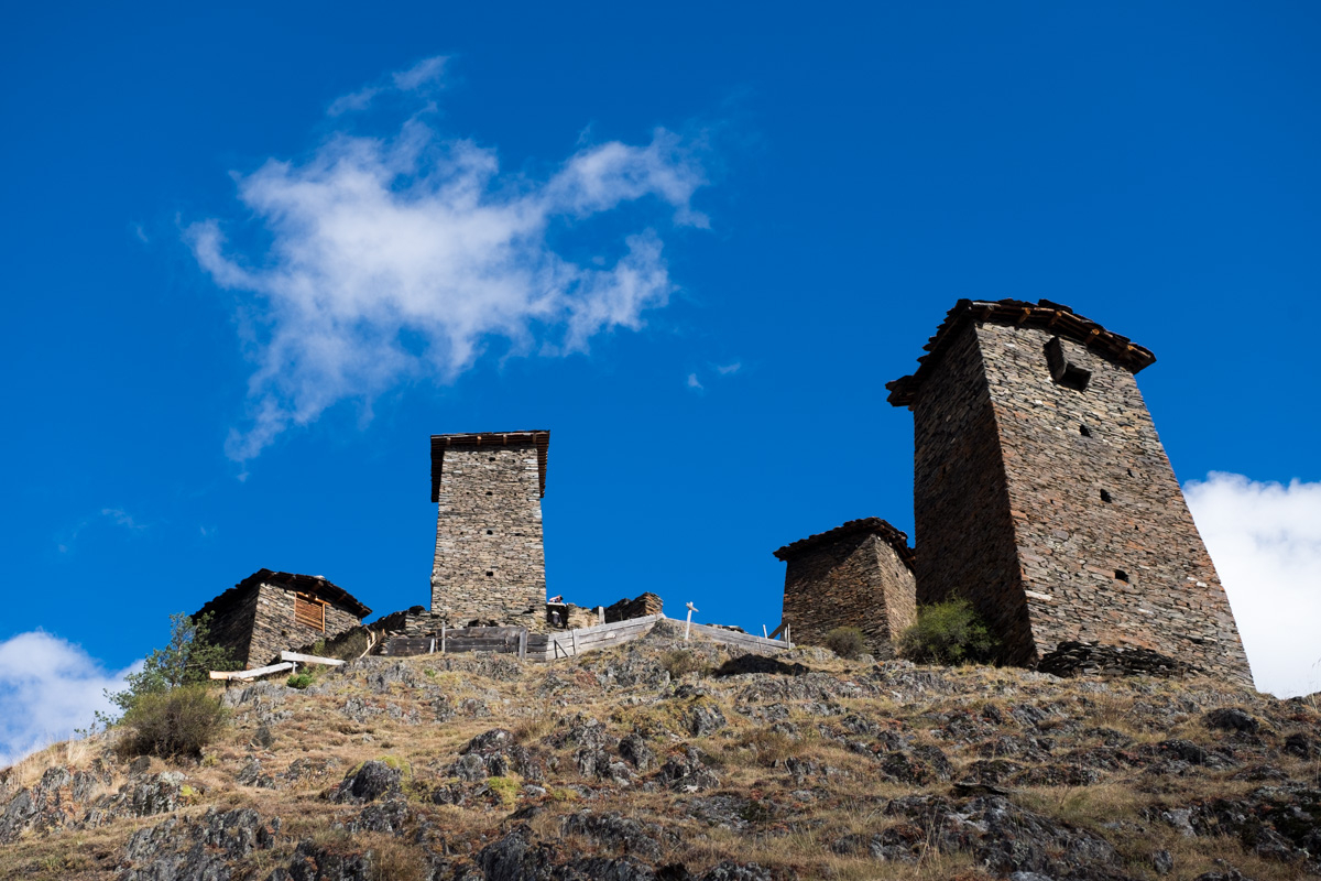 die Wehrtürme von Omalo