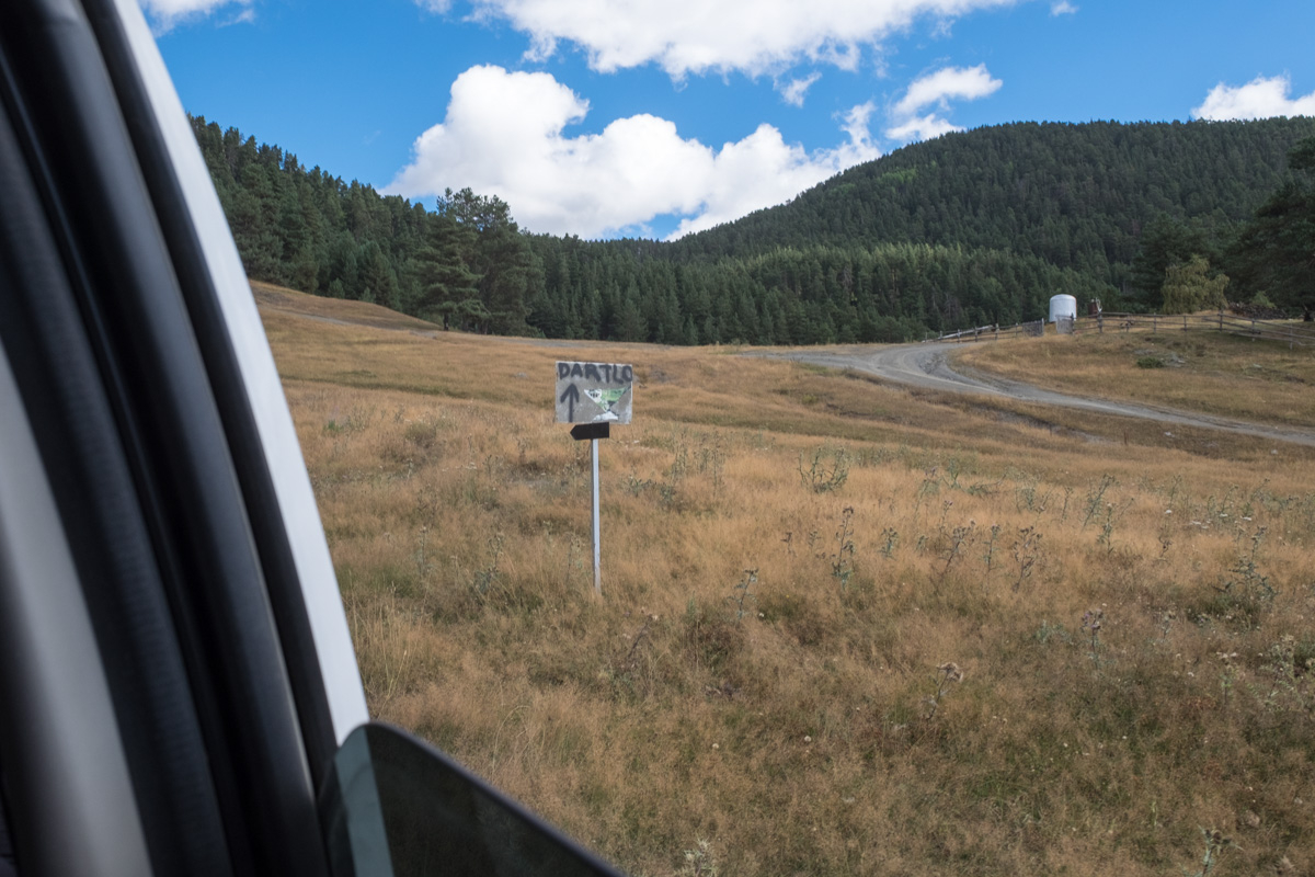 Unser Tagesziel Dartlo ist hervorragend ausgeschildert