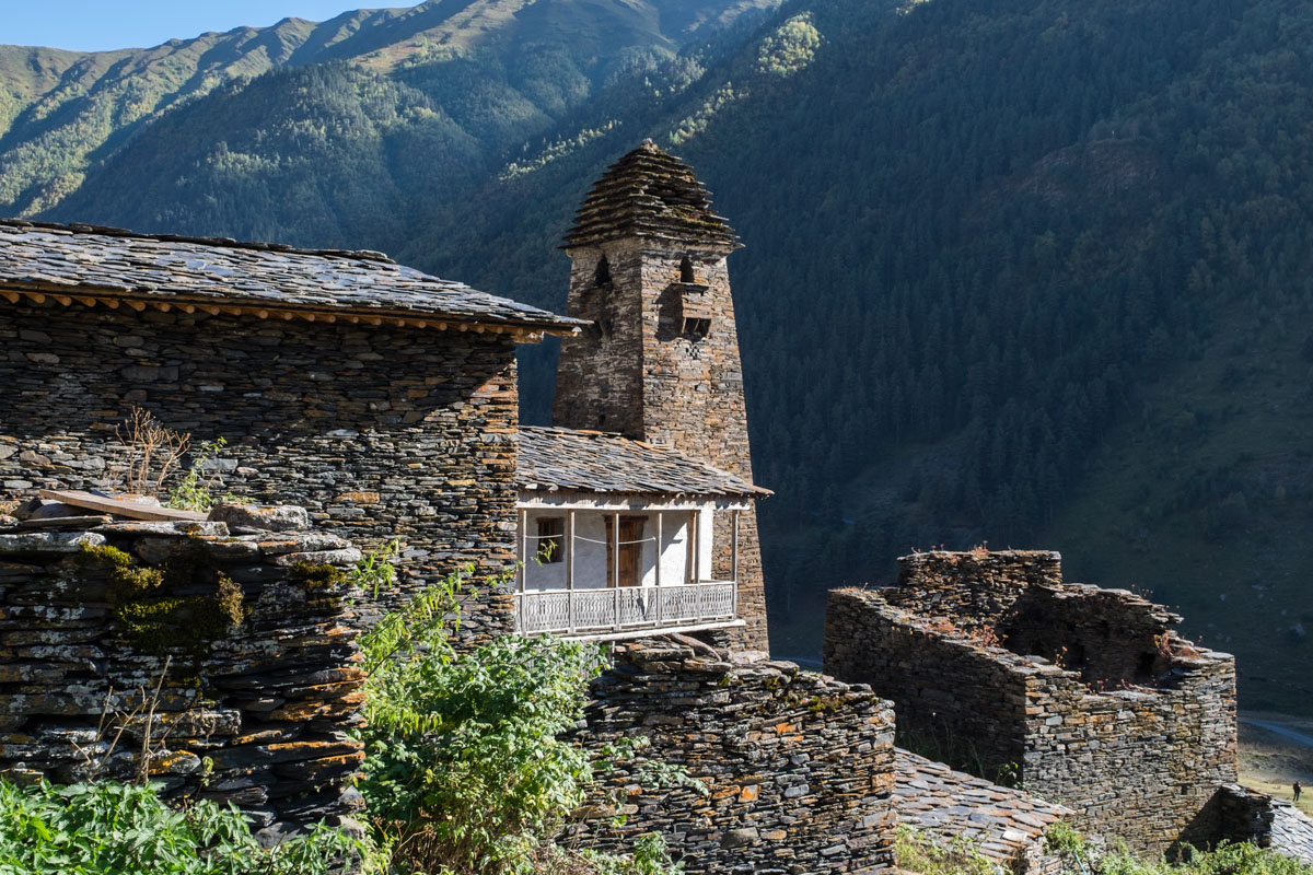 Typisch Bauweise - Stein auf Stein -