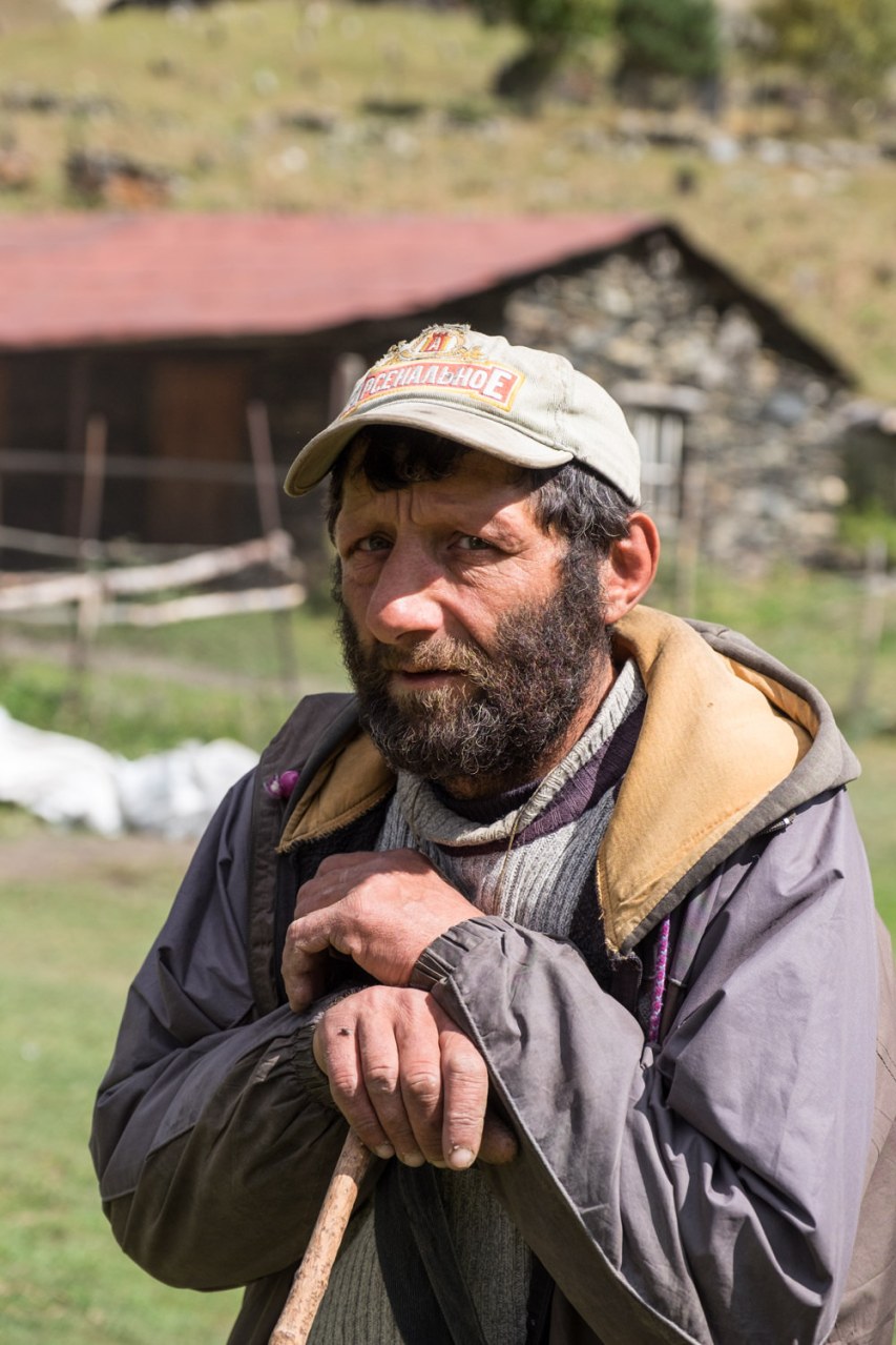 Der Schäfer war etwas überrascht von so vielen Fotografen,