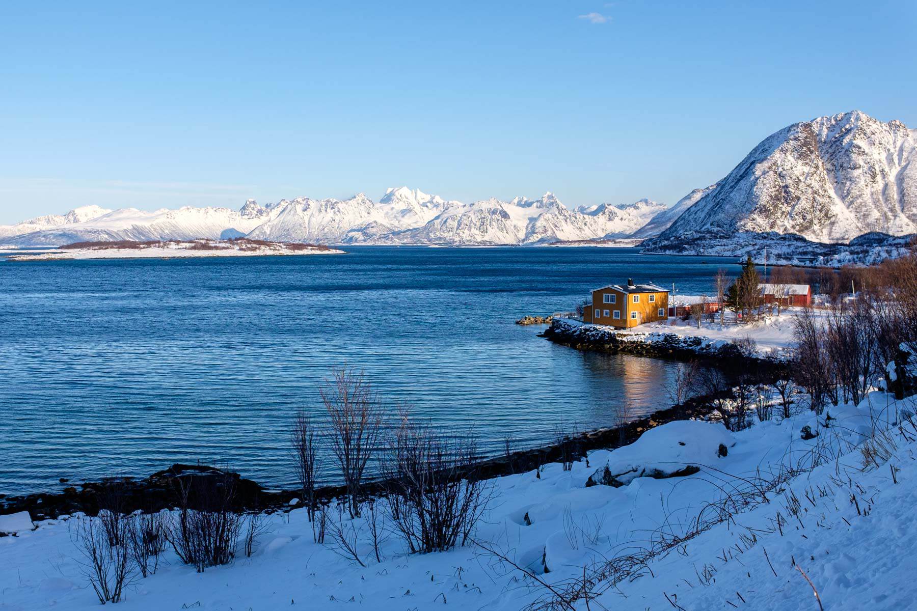 Blick auf die Vesterålen