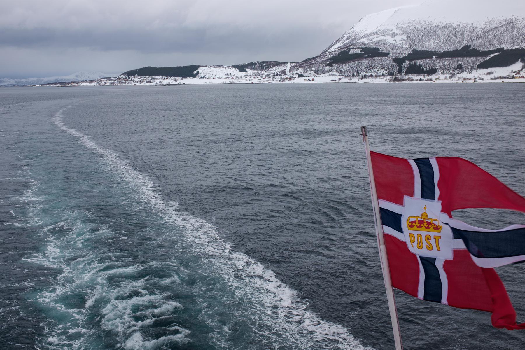 Los geht es mit Rückenwind