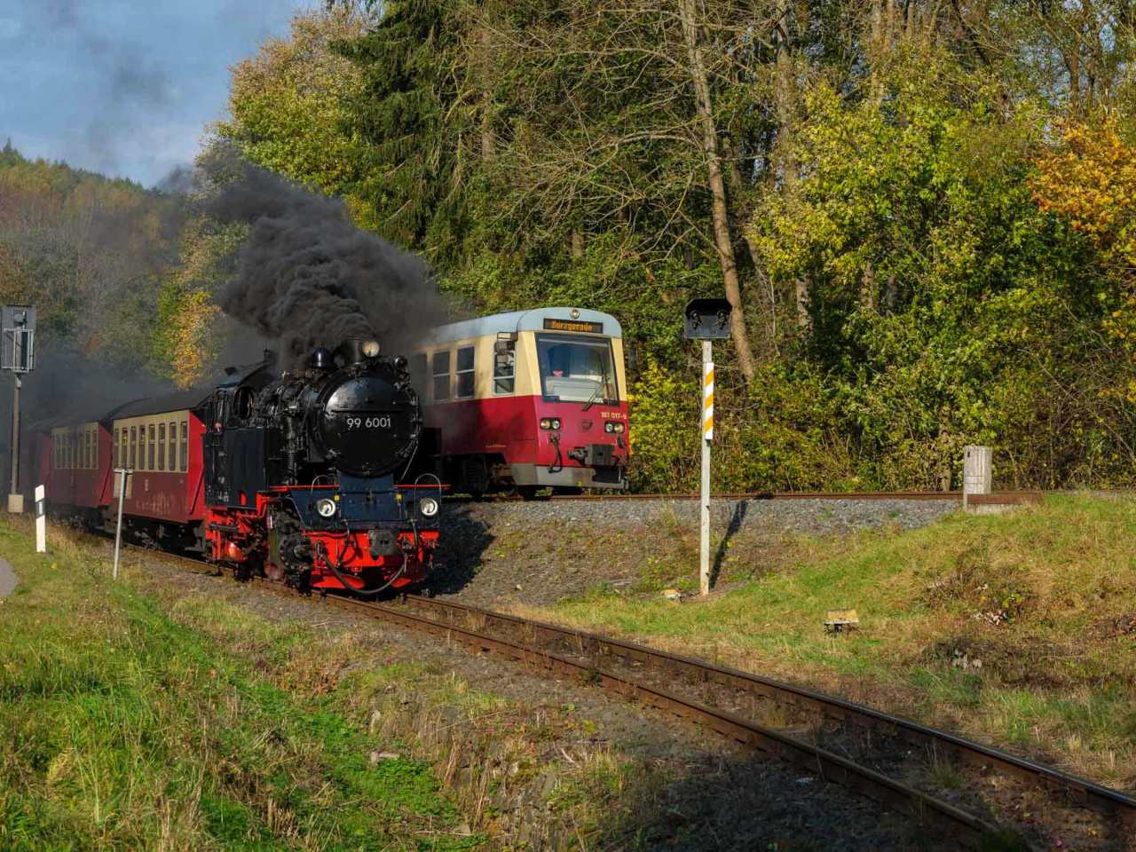 Eisenbahnfotografie im Harz – Oktober&nbsp;2021