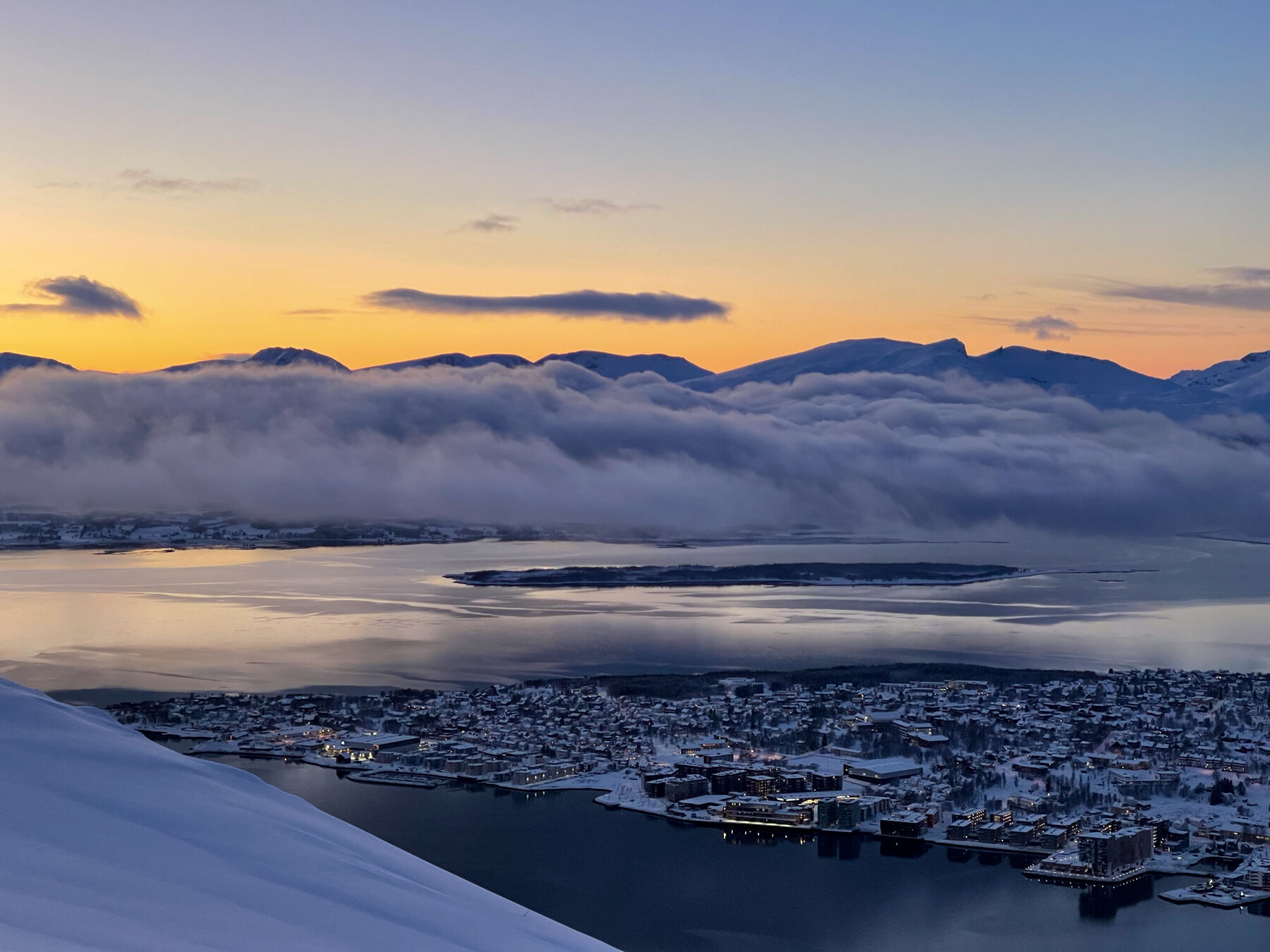 Tromsø vom Storsteinen