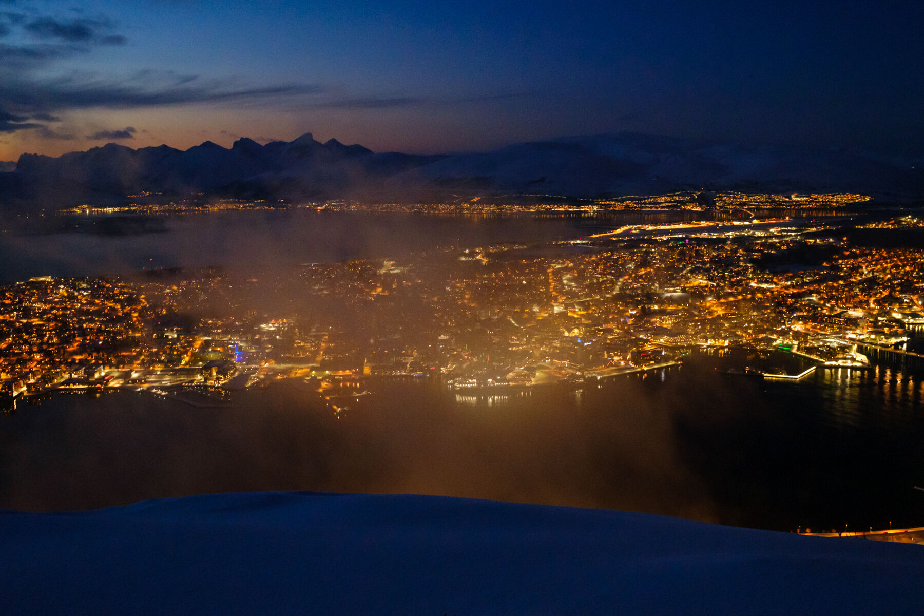 Tromsø vom Storsteinen