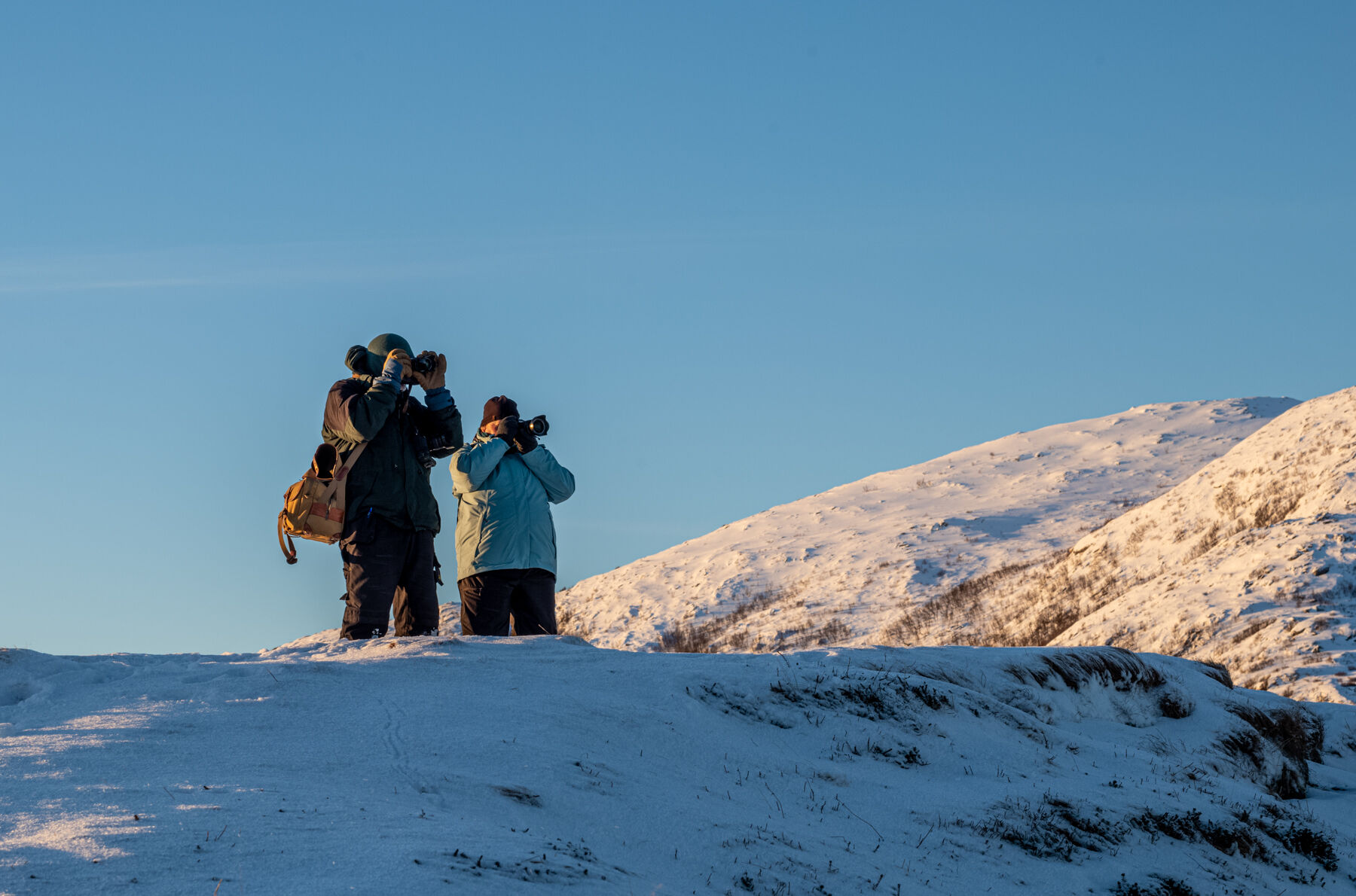 Lichtfänger bei der Arbeit...