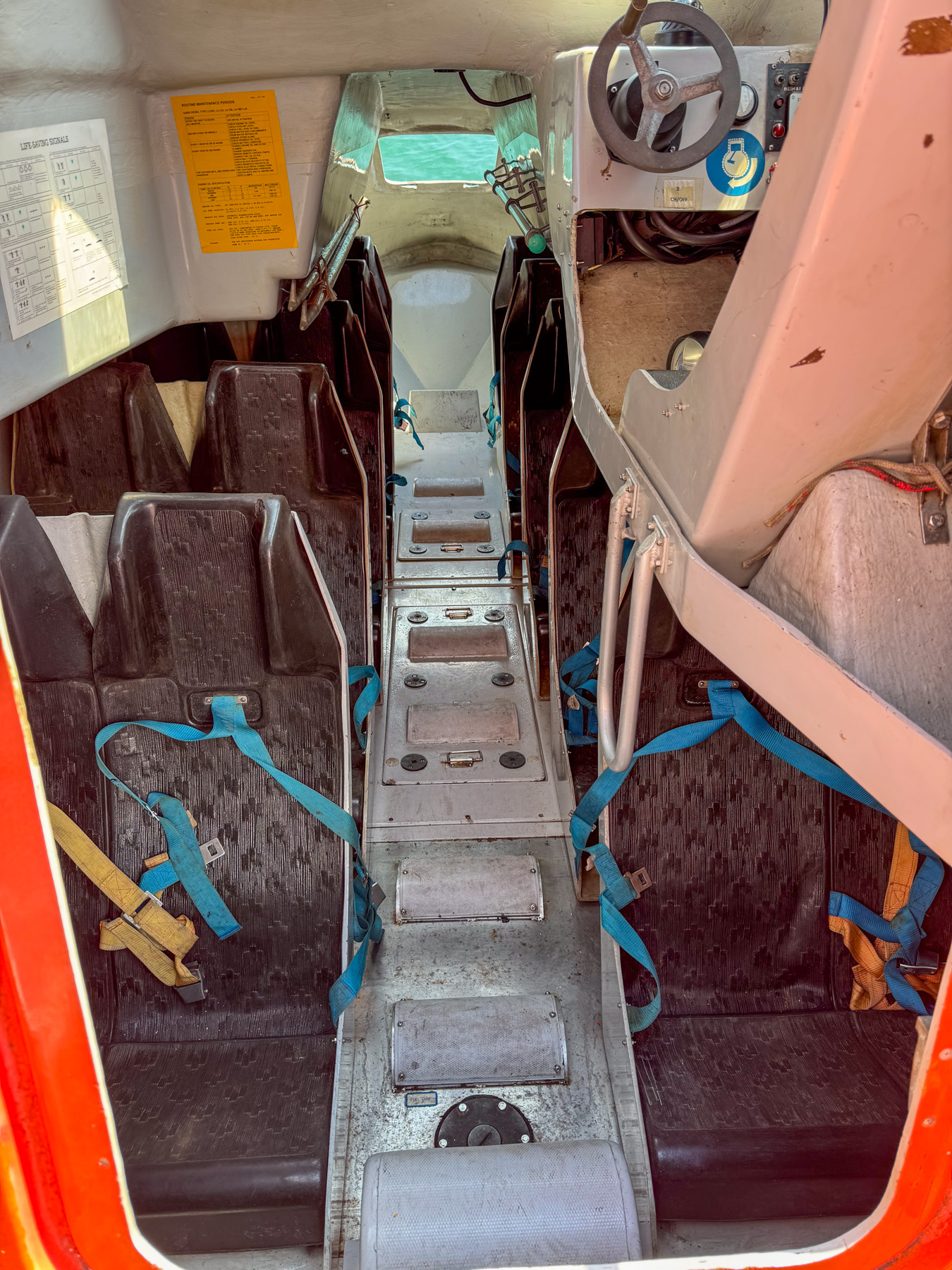 Freifall-Rettungsboot