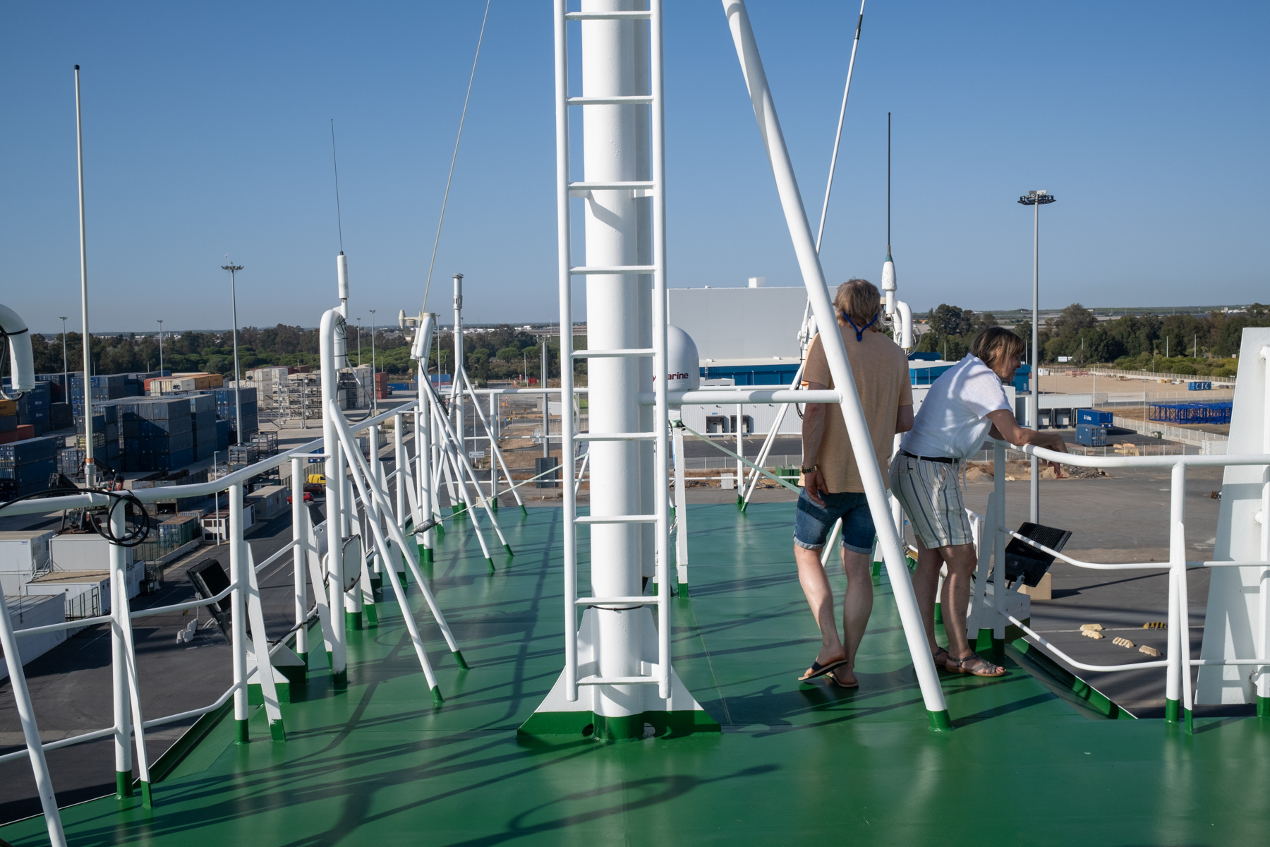 Auf dem Peildeck