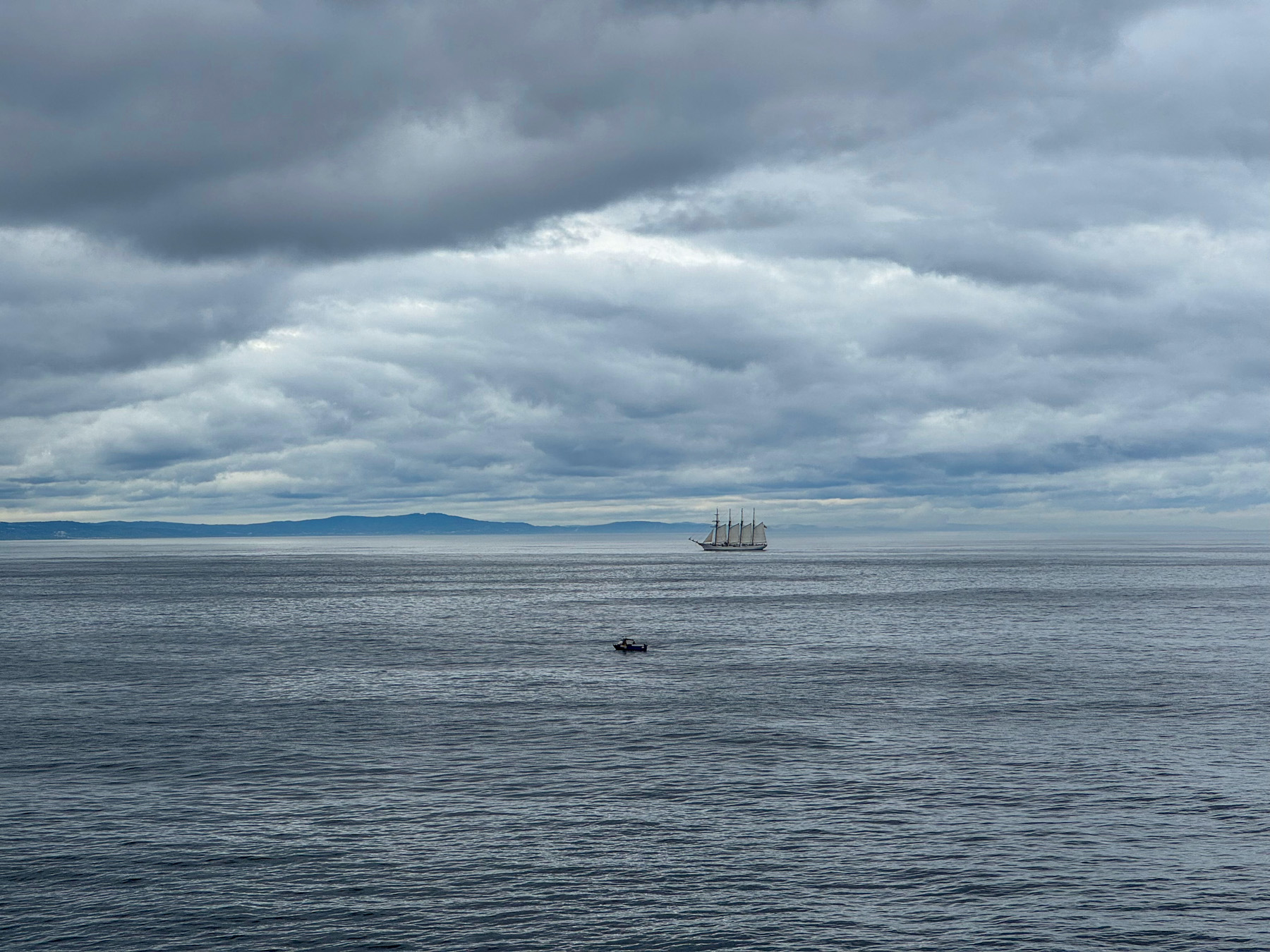 Segler vor La Coruna