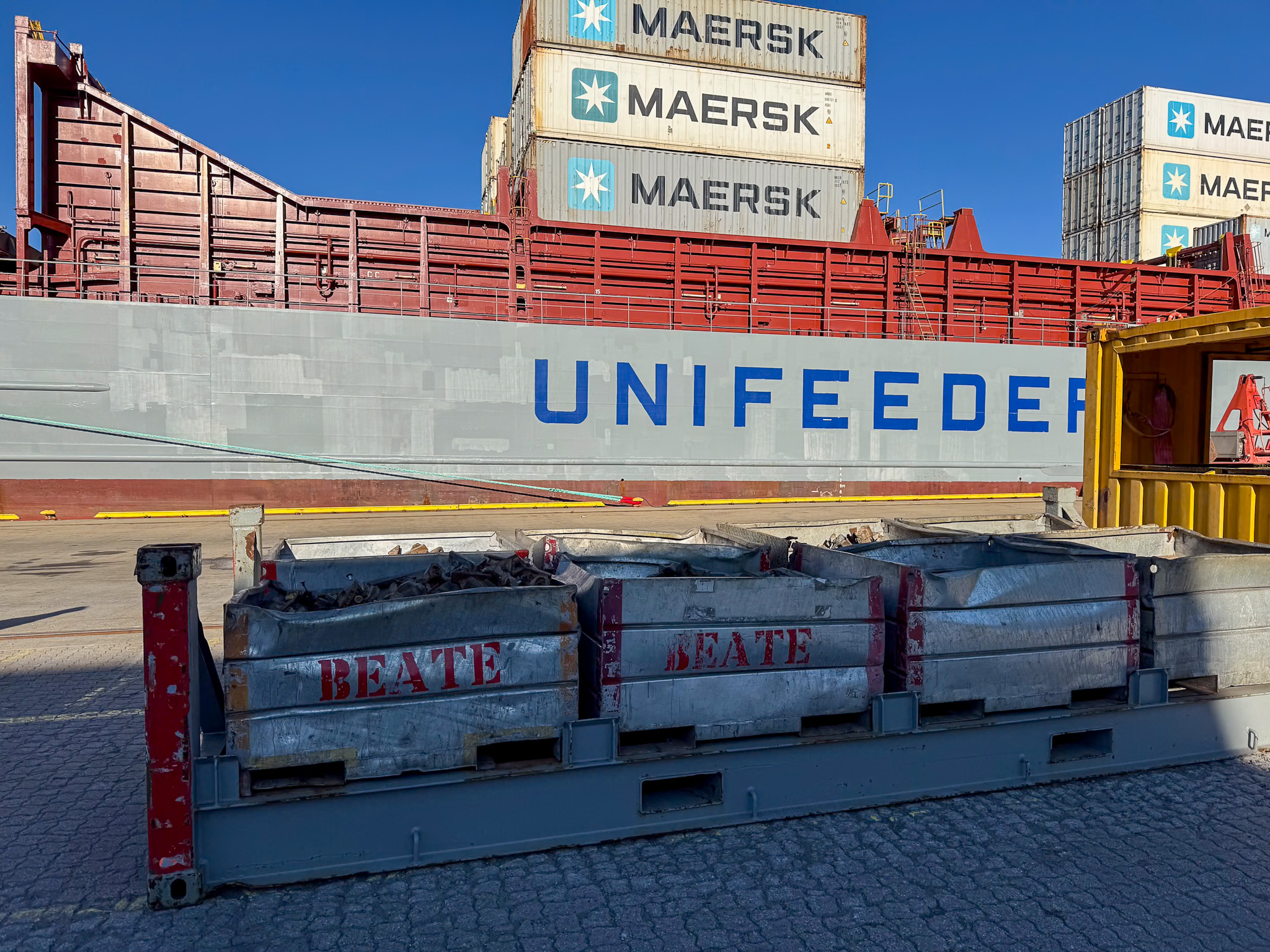 Die müssen aufs Schiff