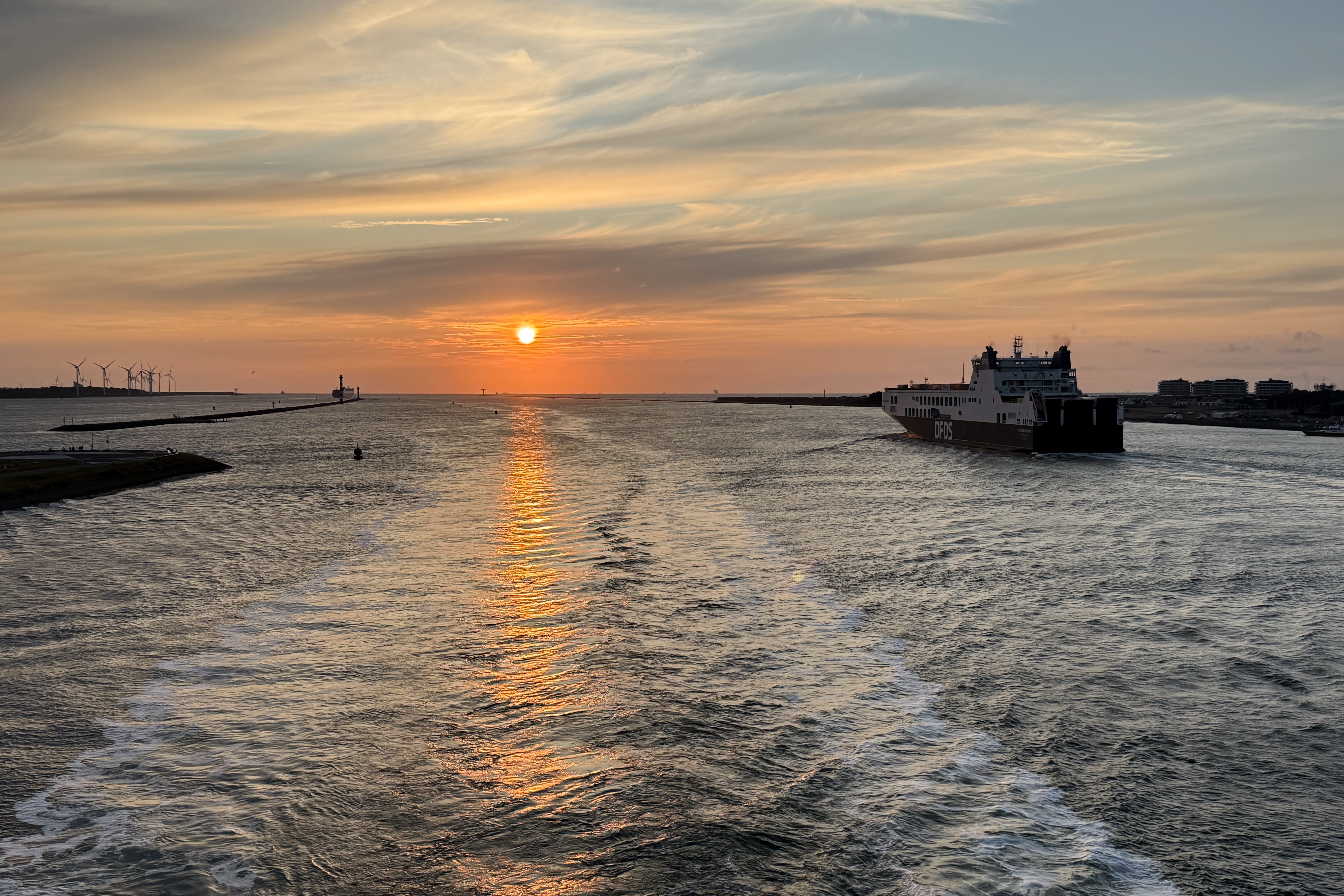 Einfahrt nach Rotterdam