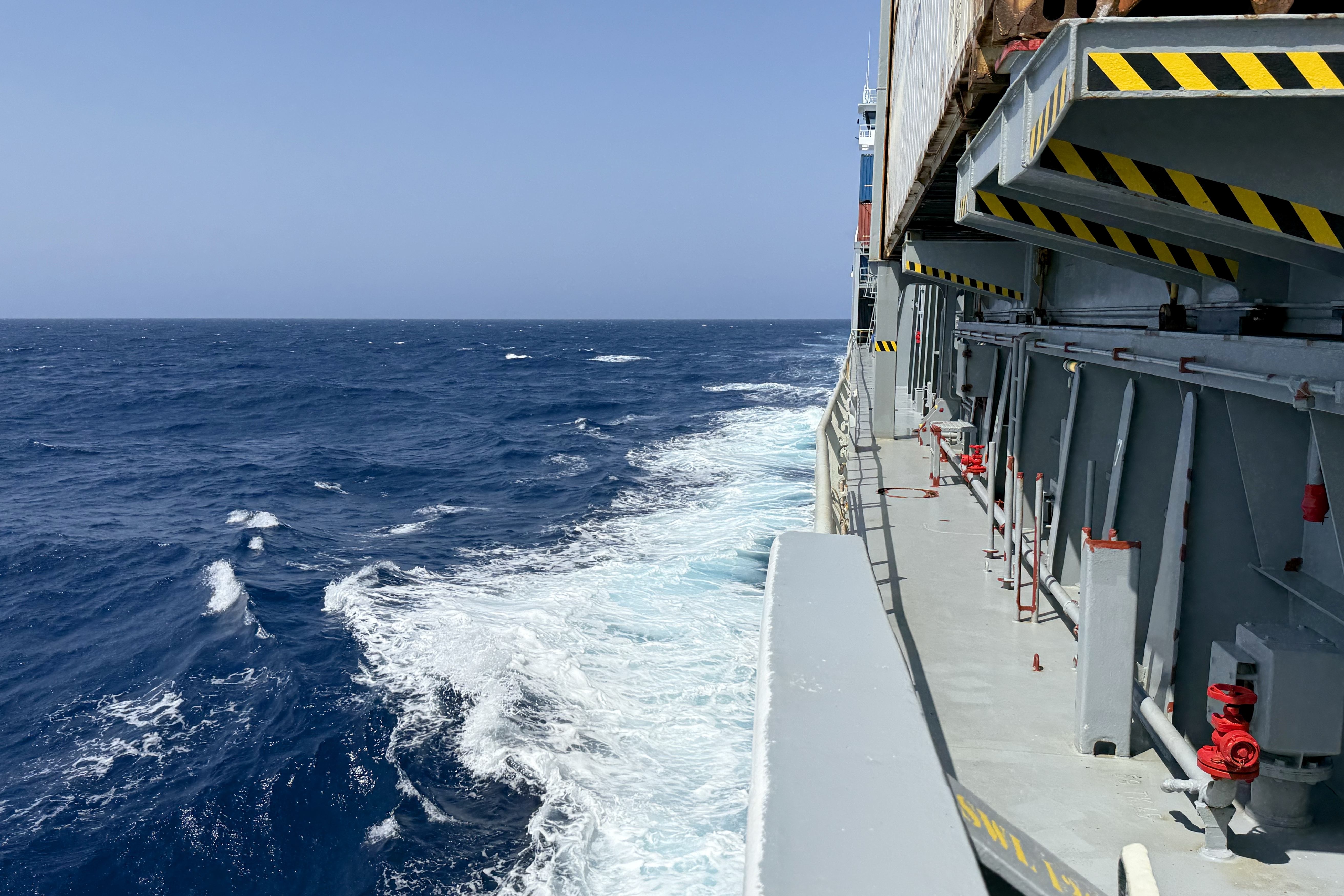 unterwegs auf dem Atlantik