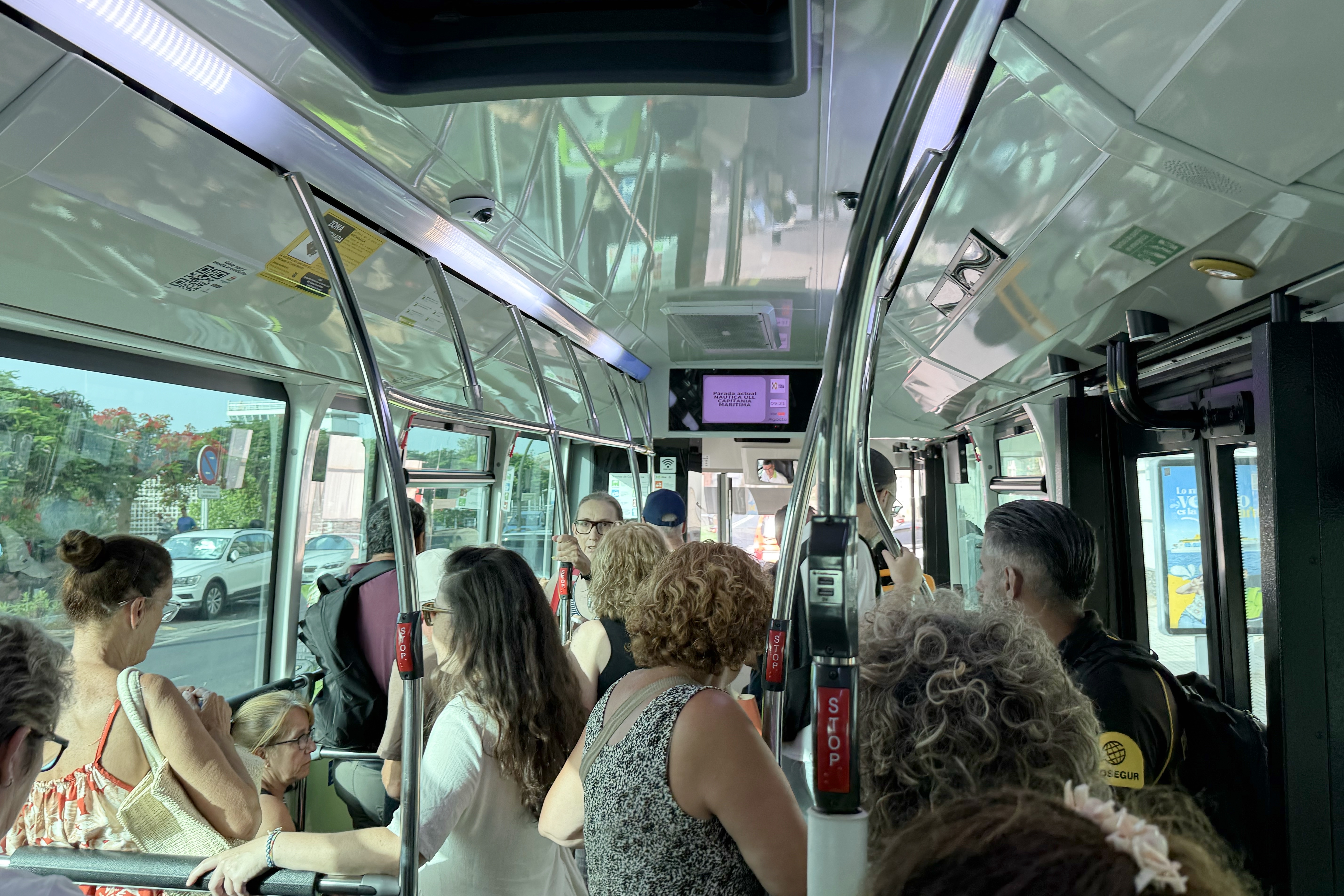 Busfahrt in die City