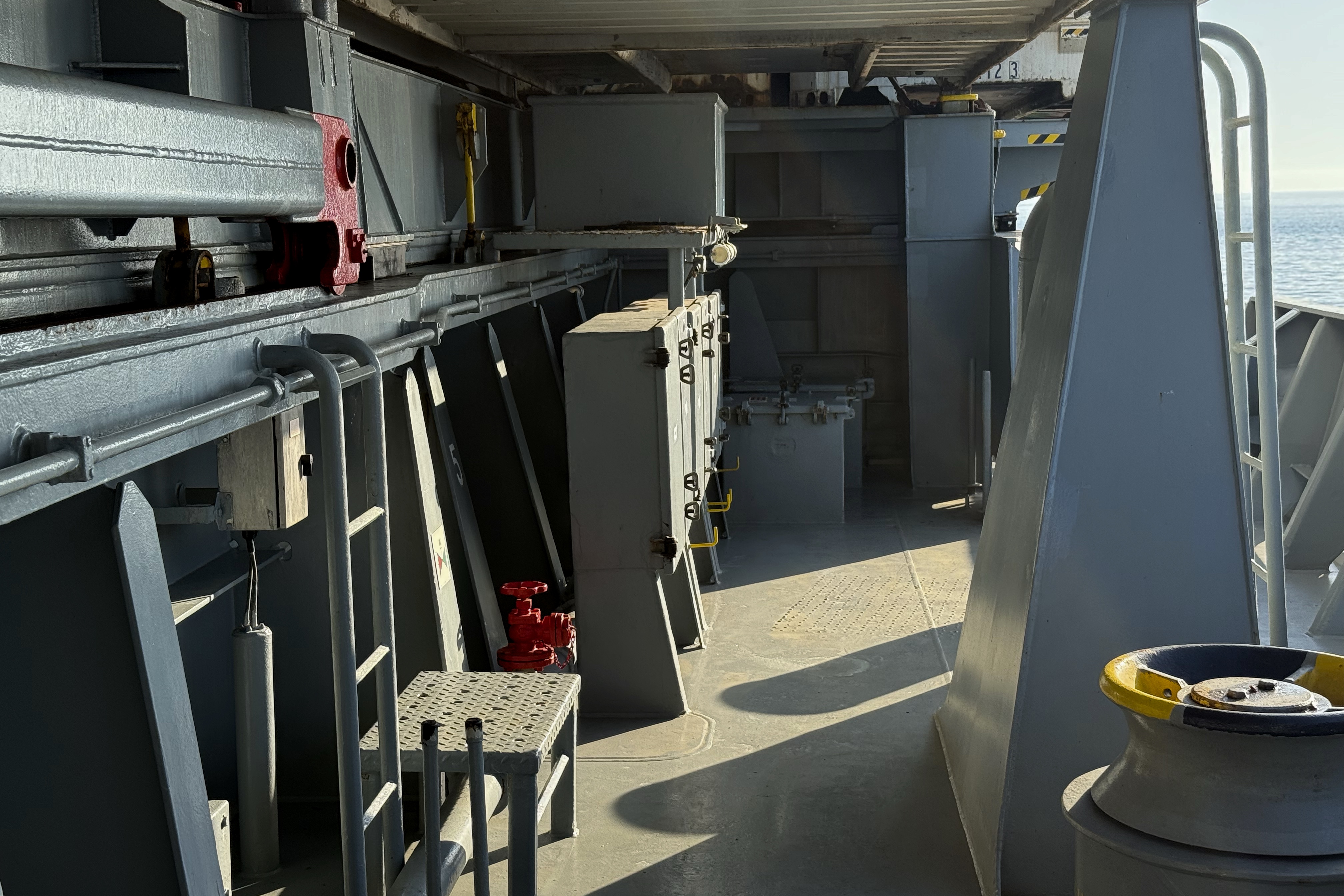 Warten im Mittelmeer