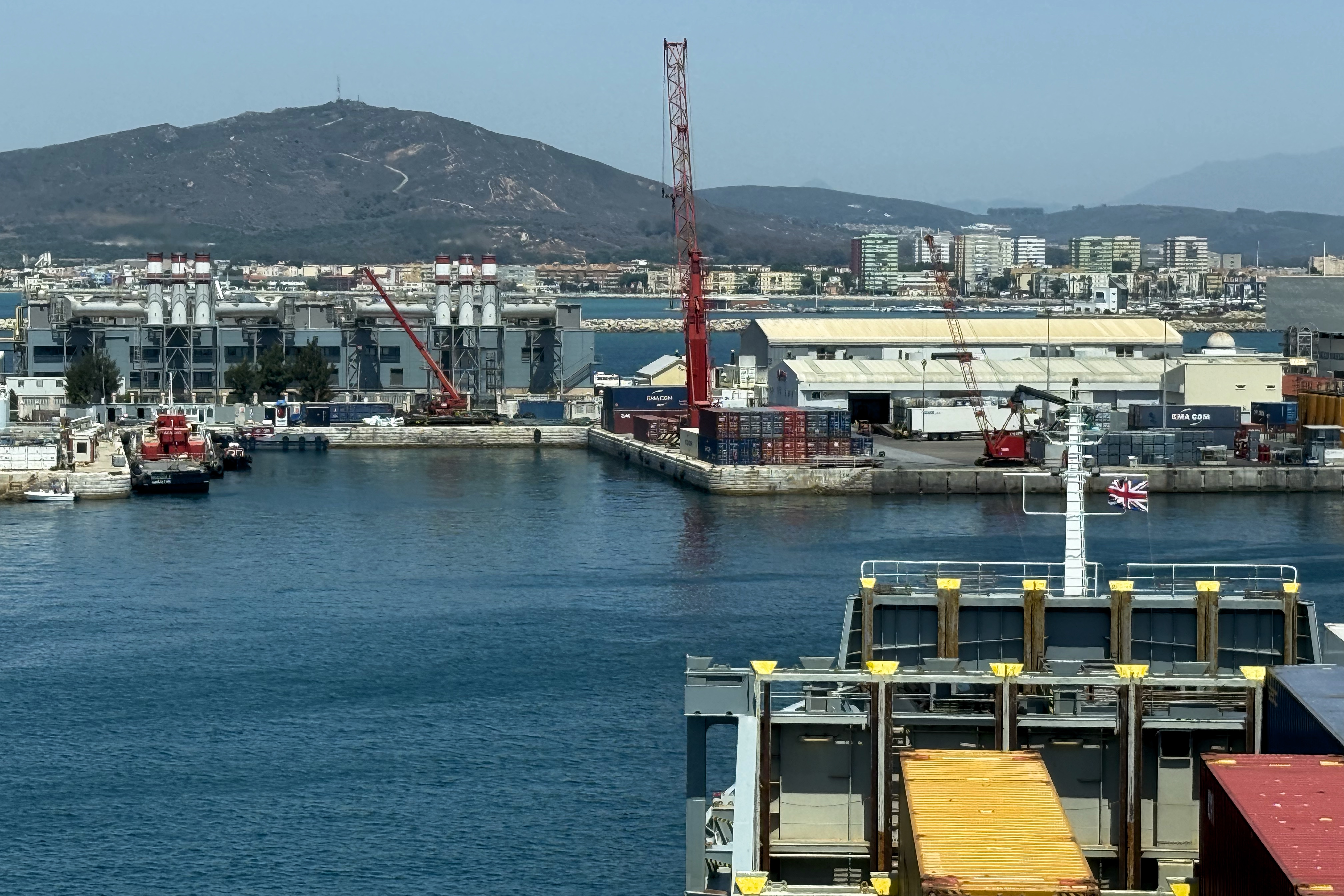 Unser Liegeplatz in Gibraltar