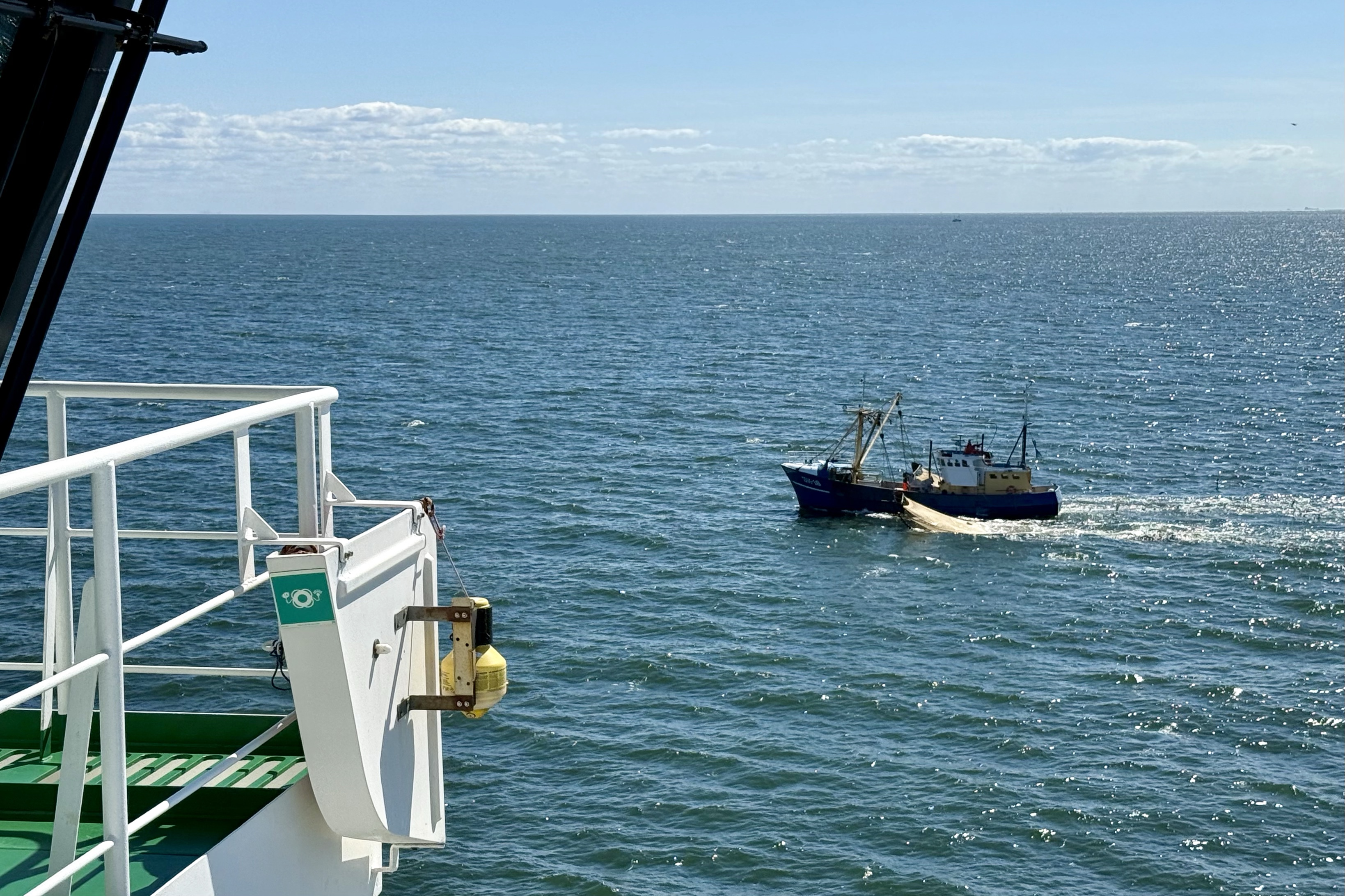 Fischkutter bei der Arbeit