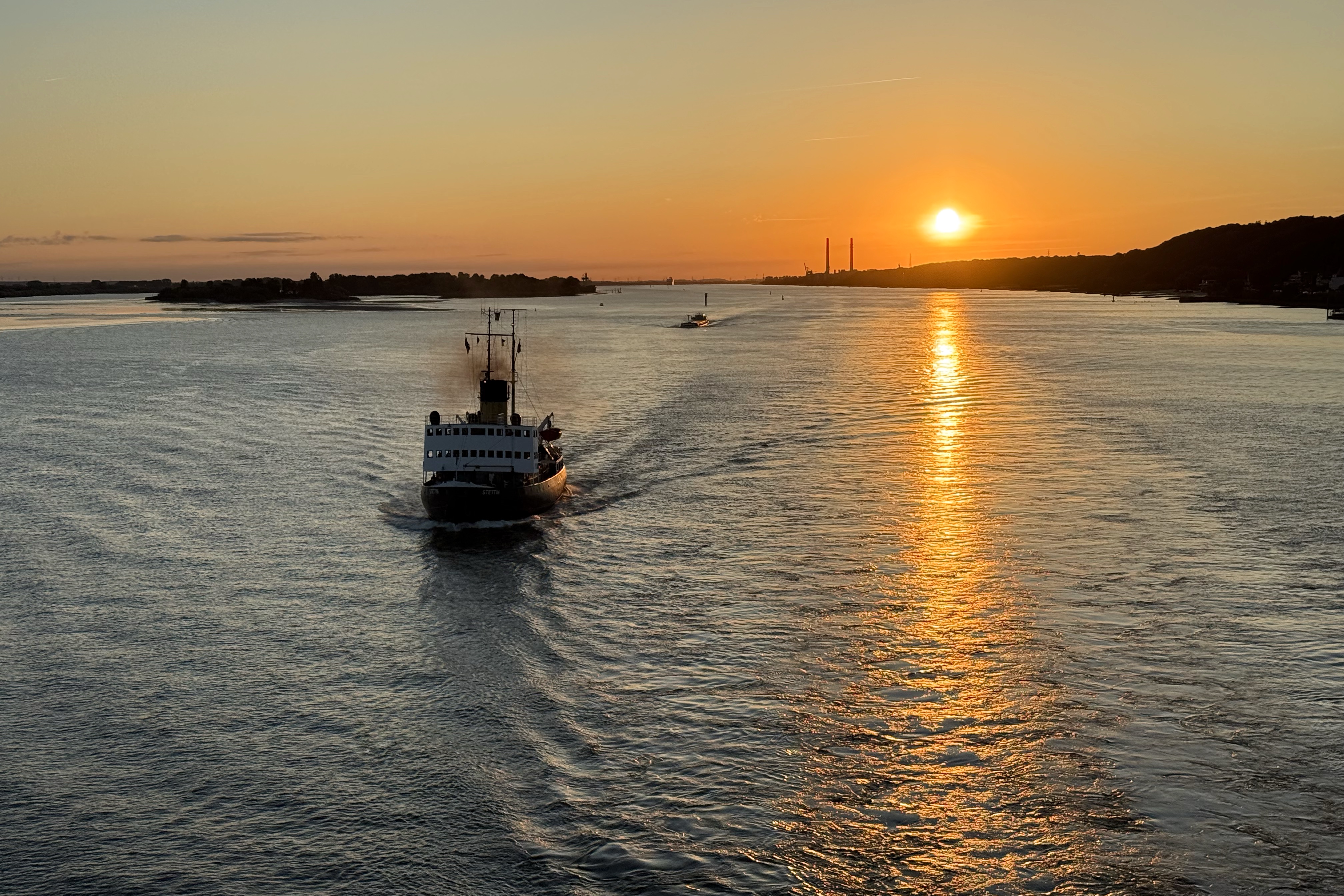 Dampfeisbrecher Stettin bei Falkenstein
