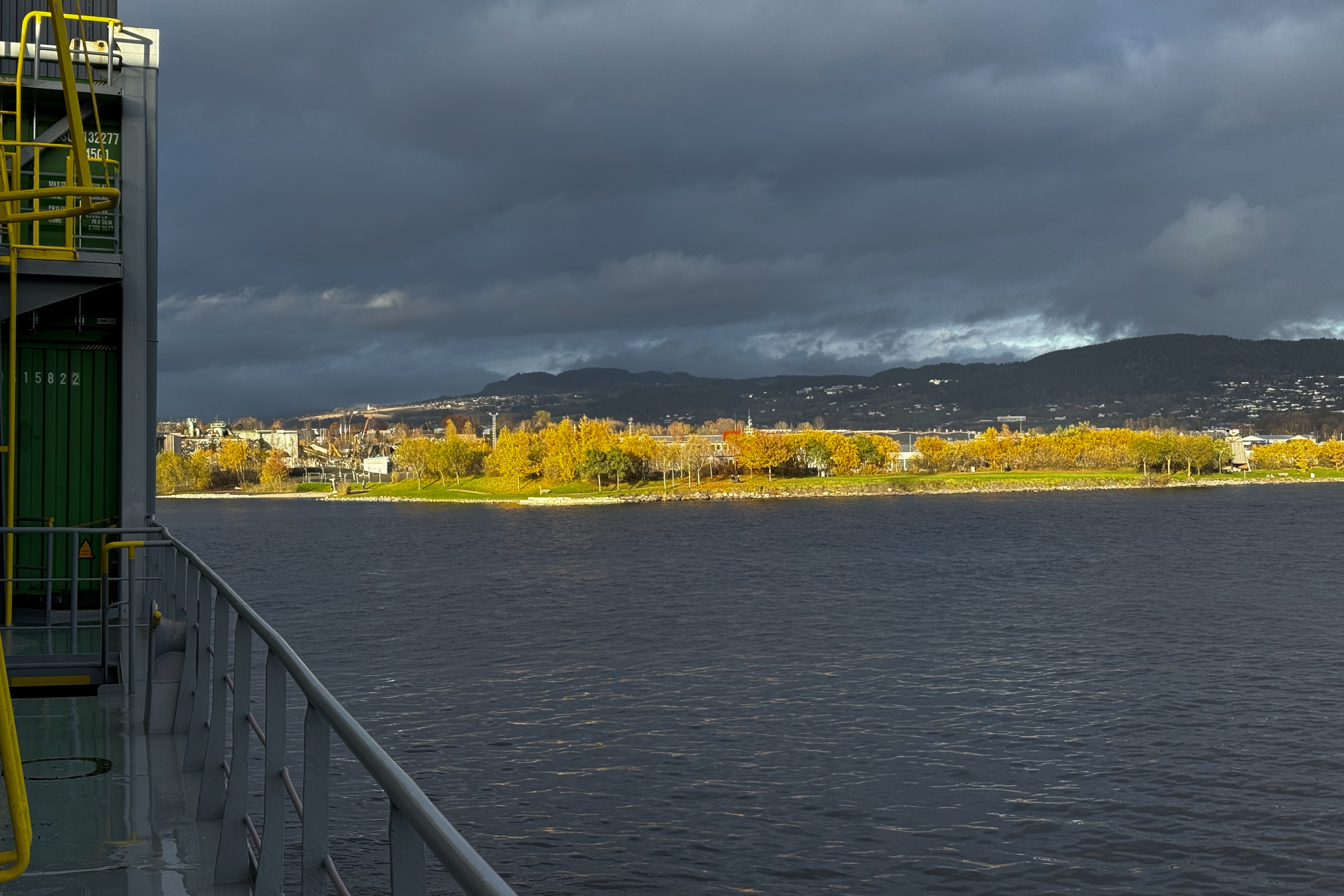 Am Terminal in Drammen