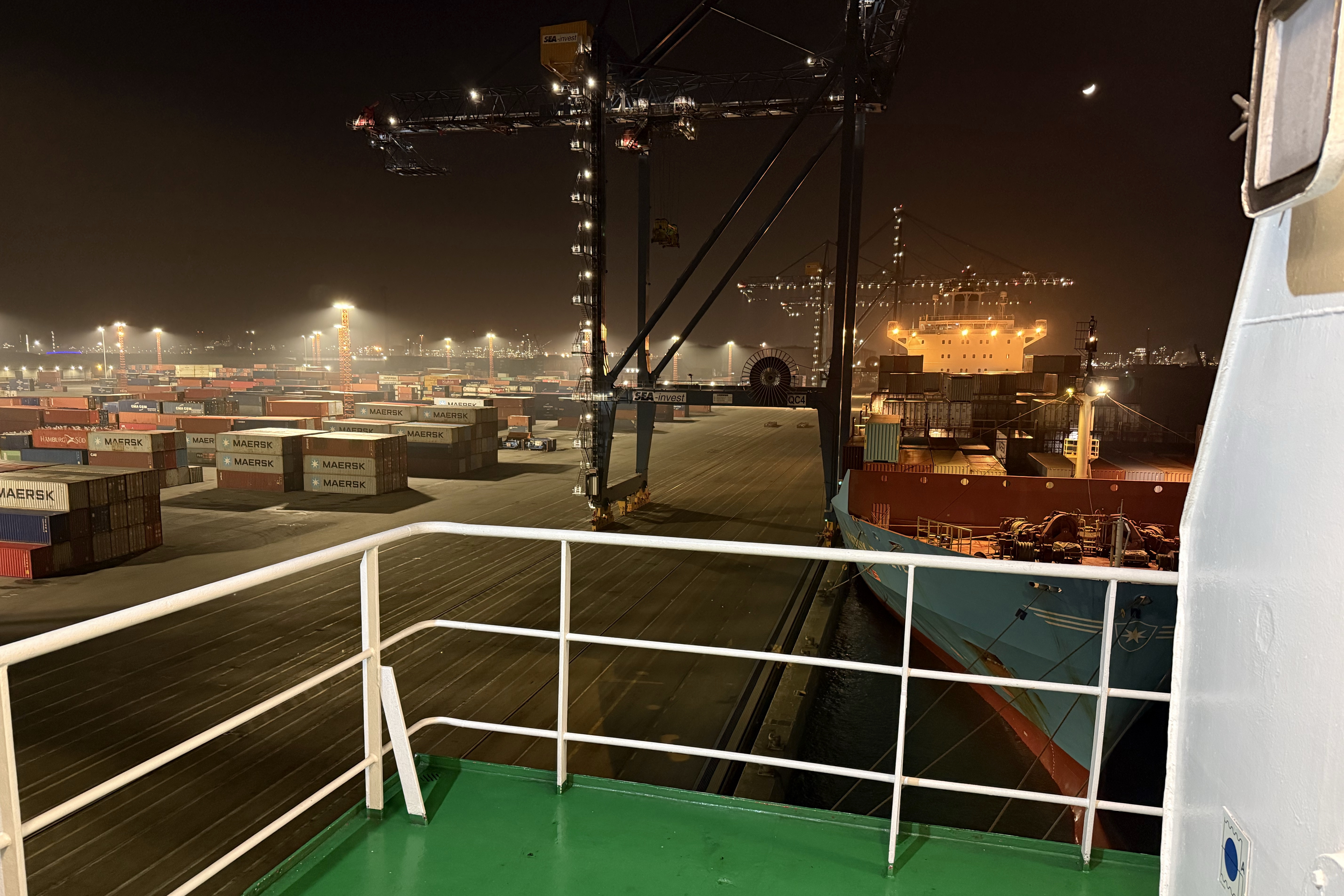 Wir sind fest in Antwerpen