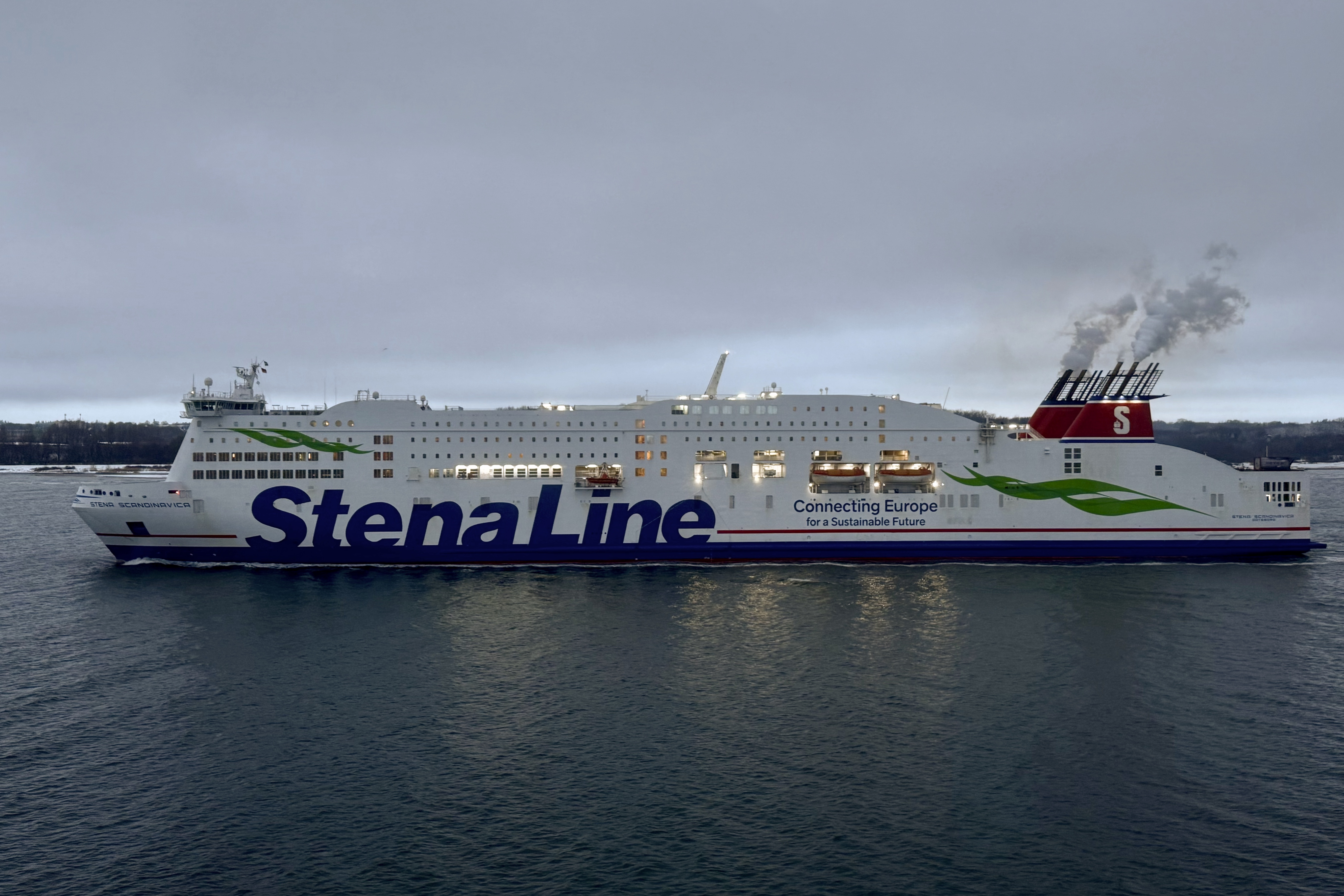 Die Stena Scandinavica auf dem Weg nach Göteborg