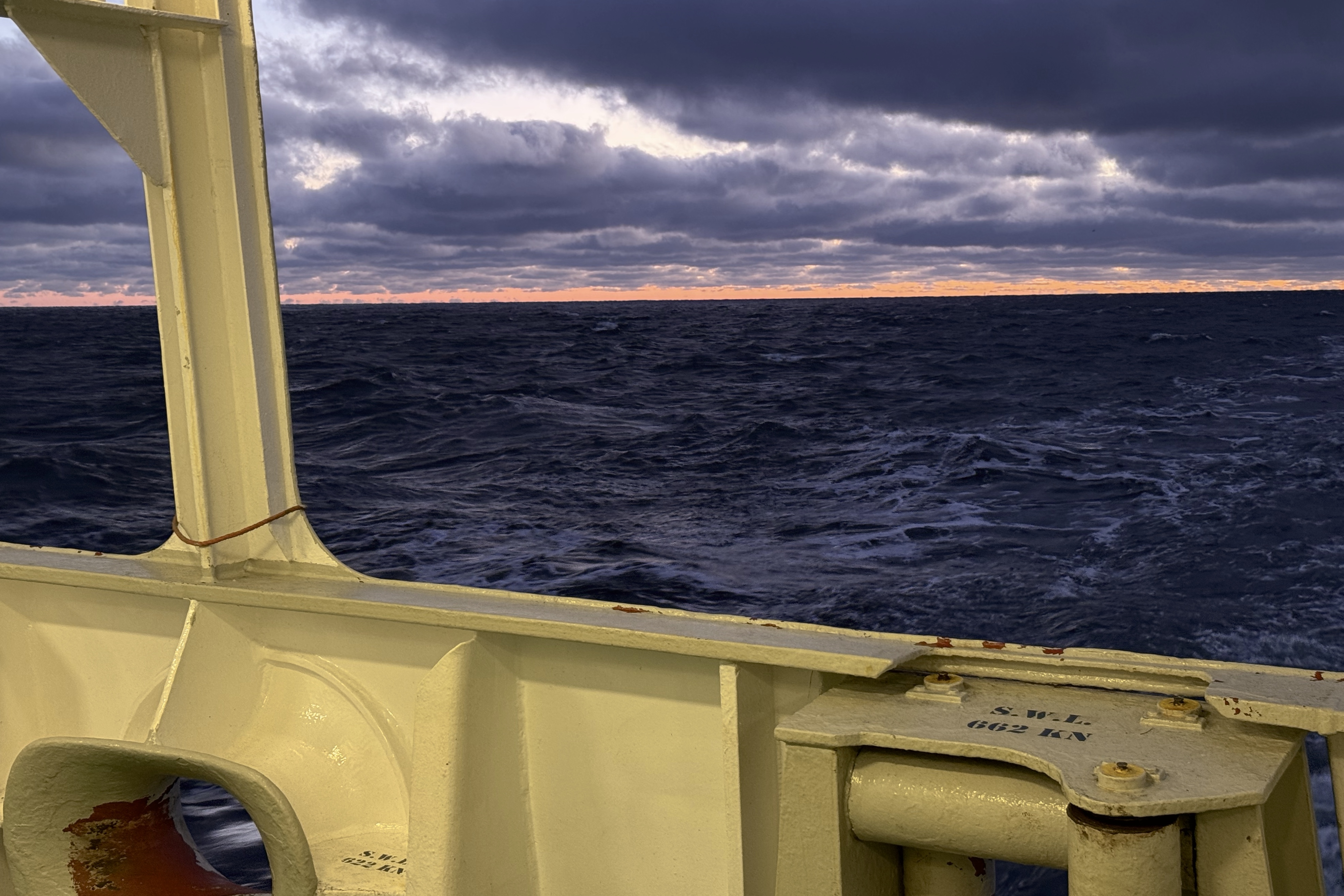 Höhe Rügen auf der Ostsee