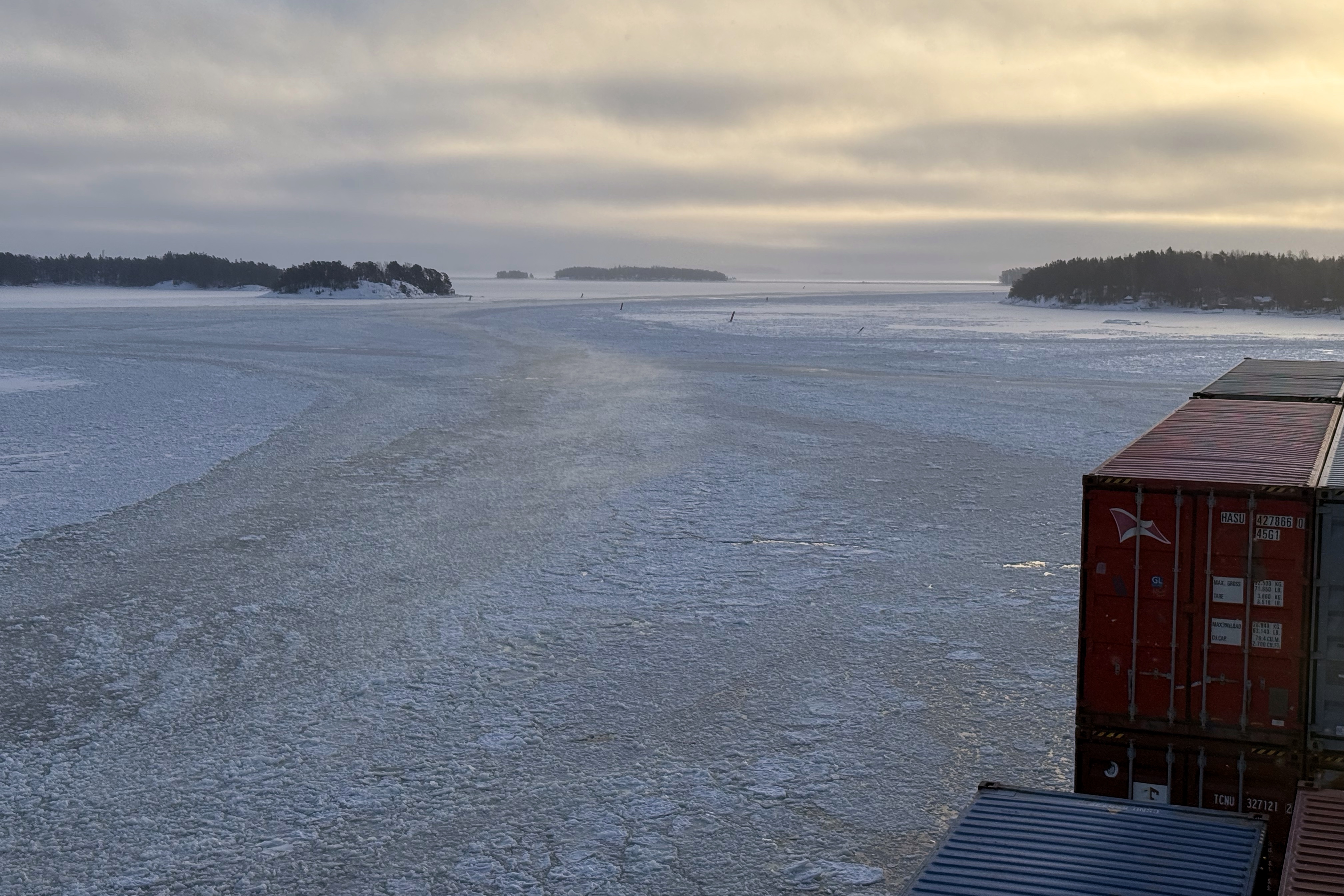 Ausfahrt von Vousaari (Helsinki)
