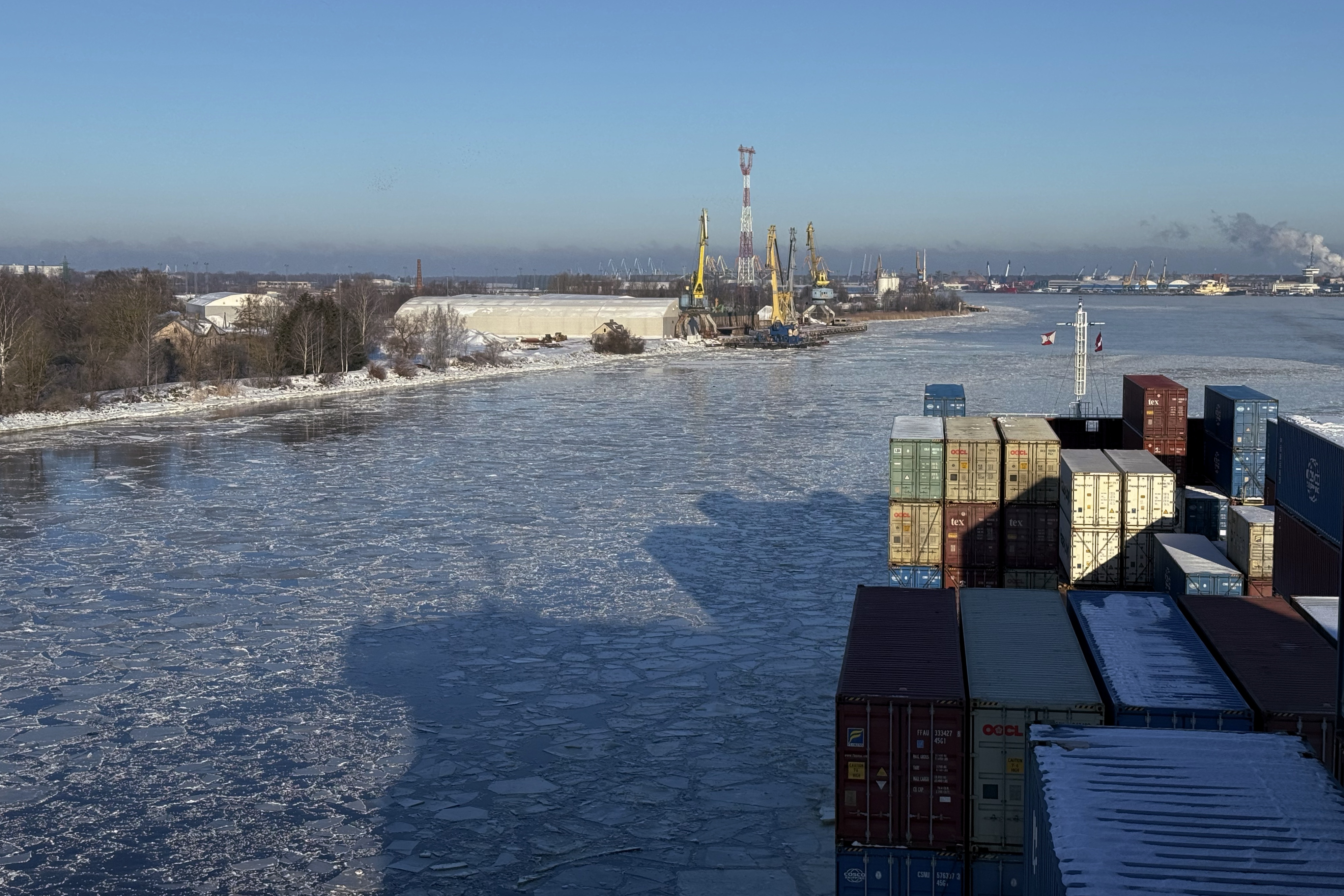 Verholen zum RUT in Eiseskälte