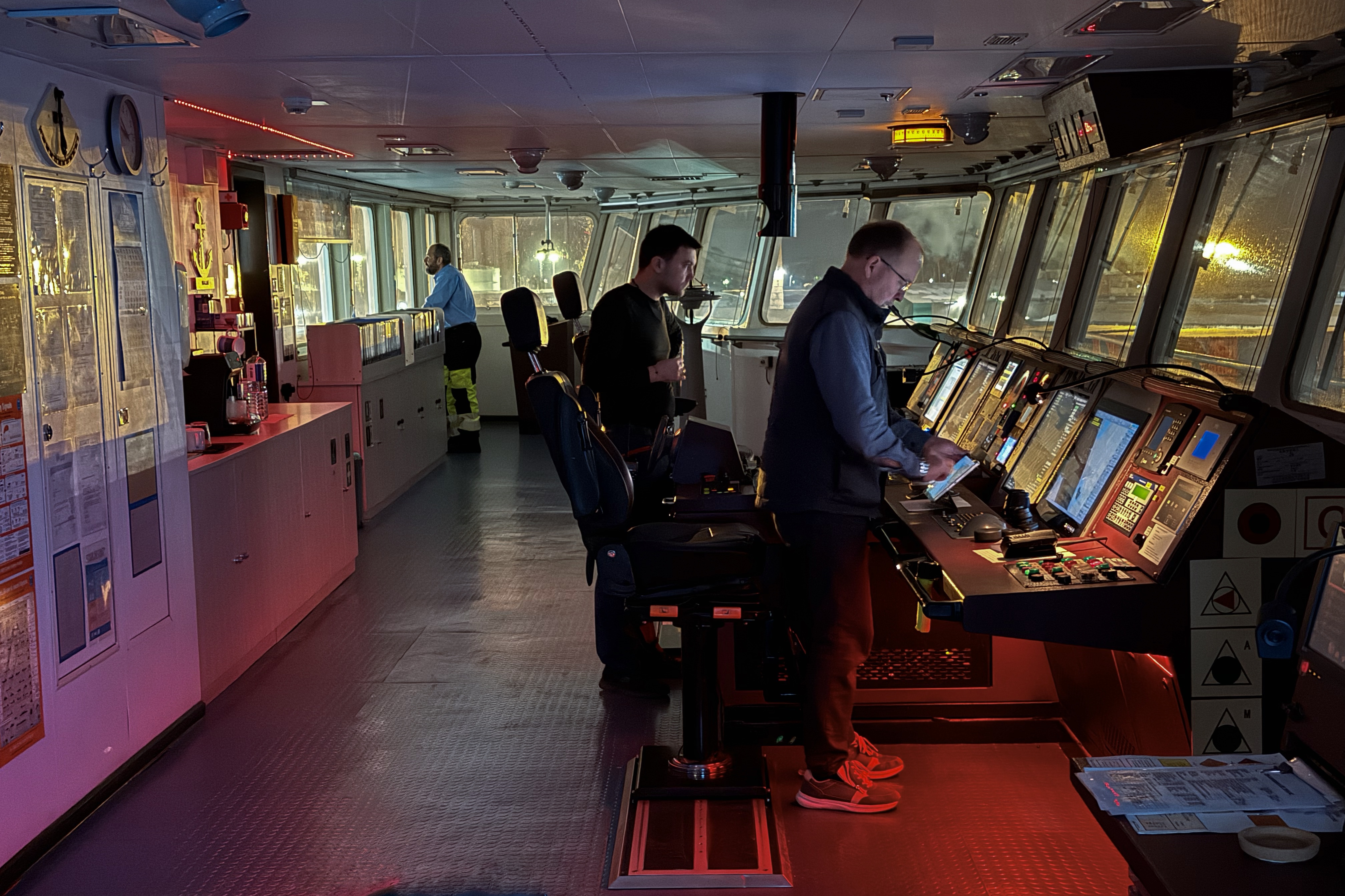 Vorbereitung zur Abfahrt