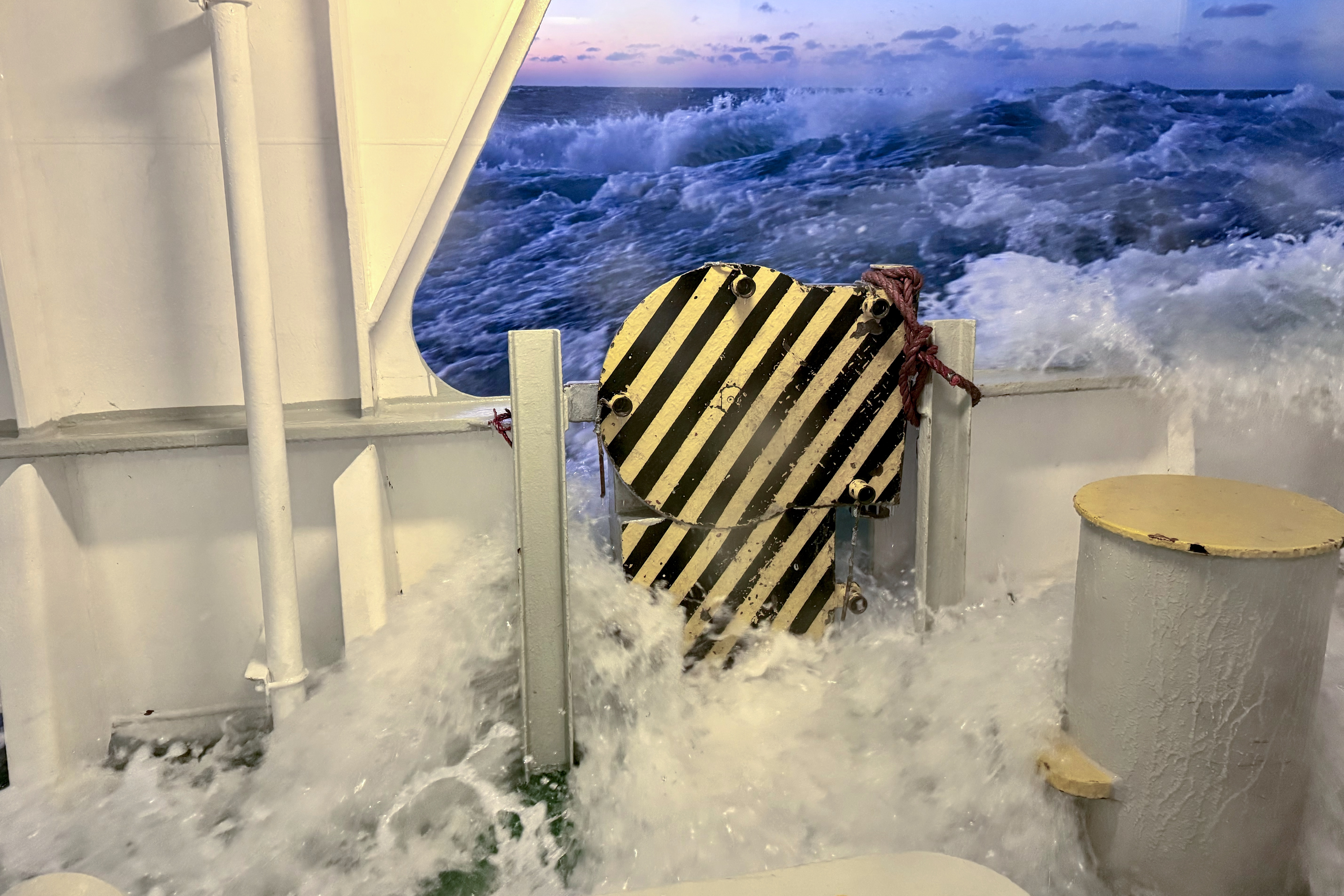 Wenn die Ostsee ins Schiff will