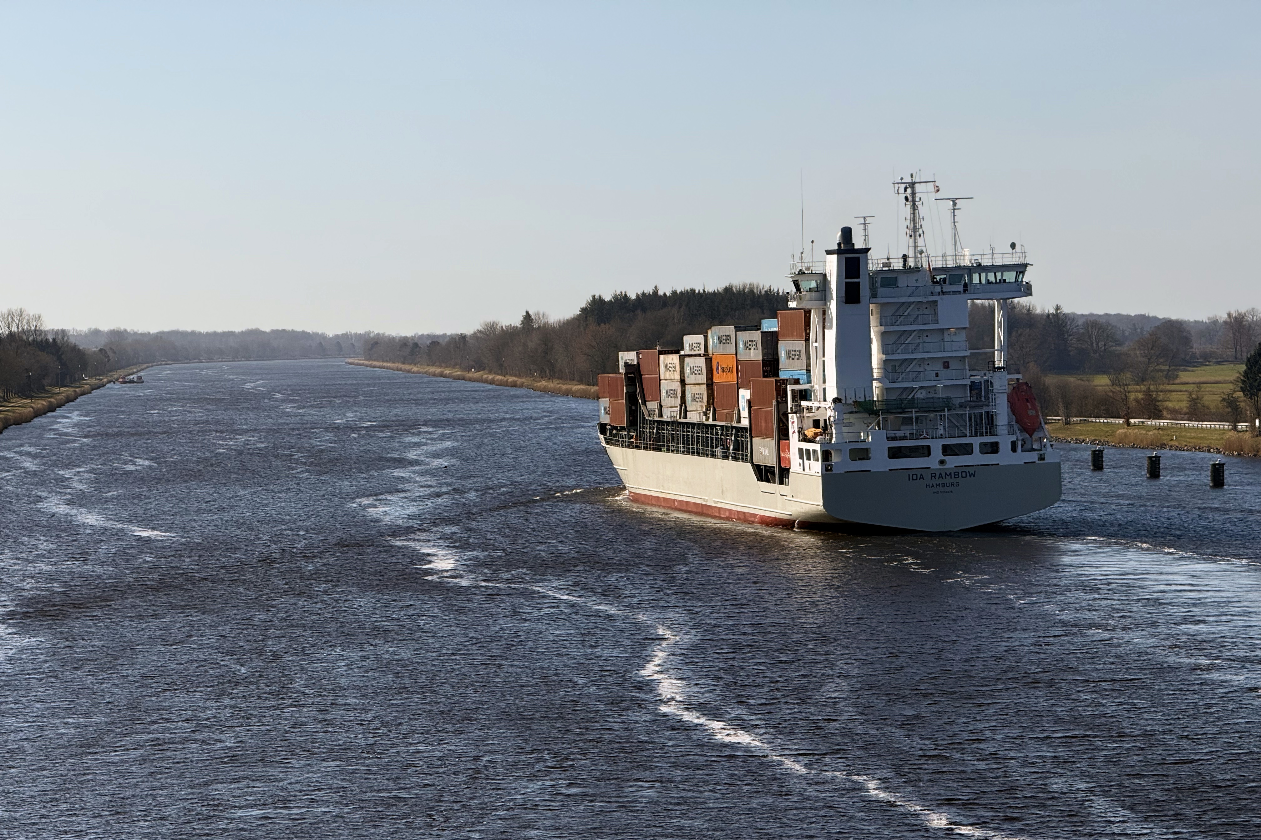 Die Ida Rambow Richtung Brunsbüttel