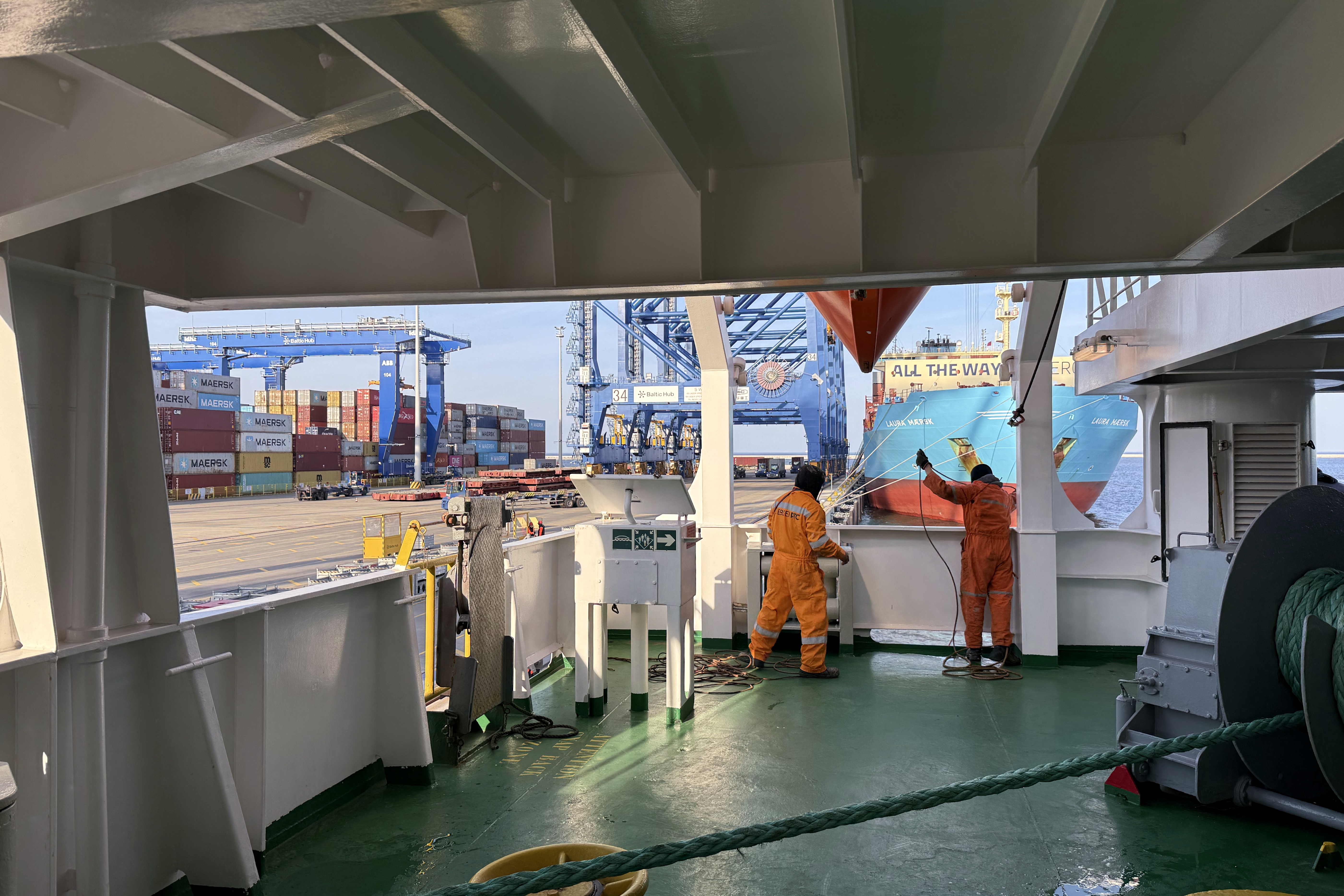 Unsere Crew bei der Arbeit