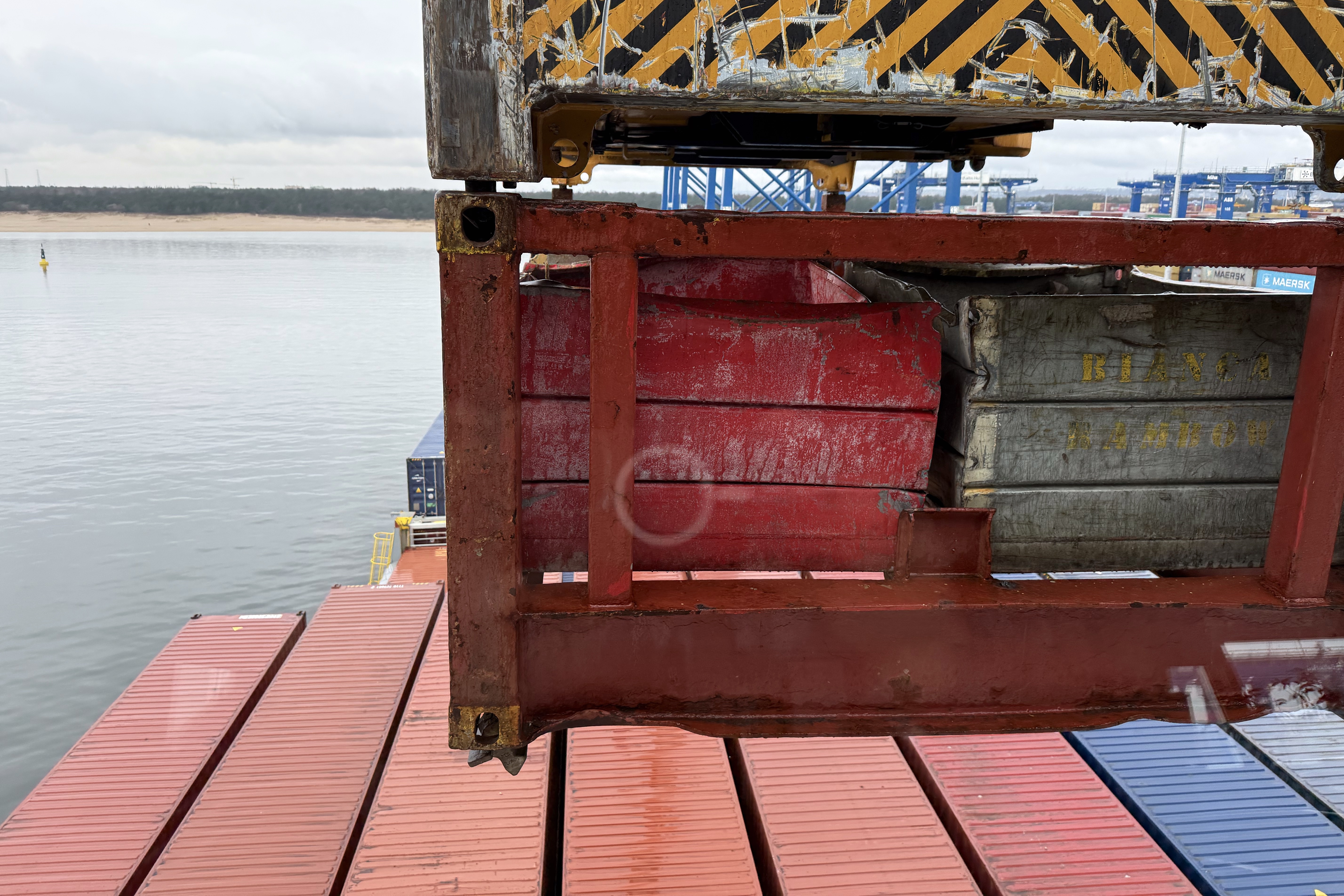 Die Gearbox wird verladen