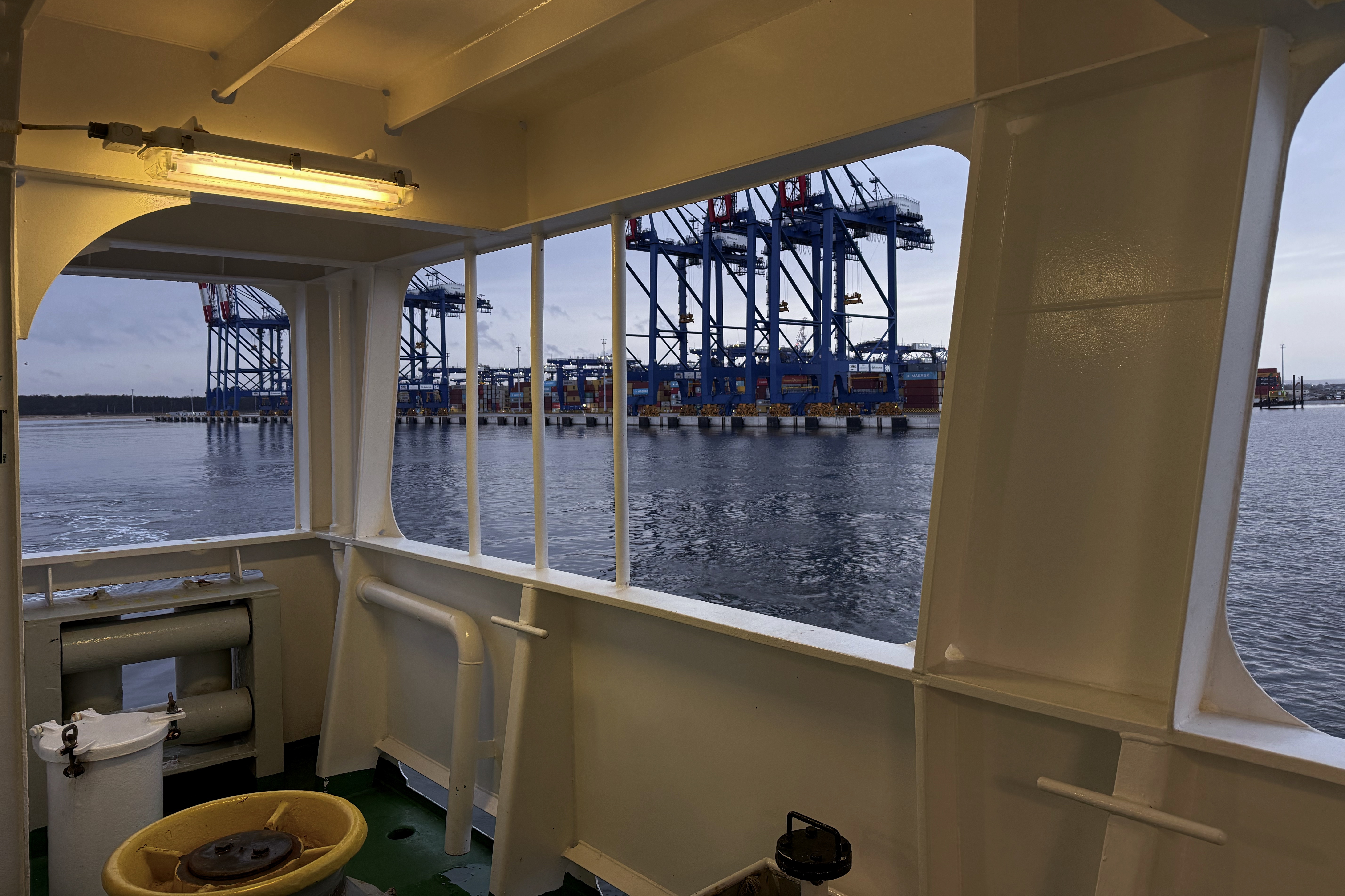 Abfahrt vom Baltic Hub