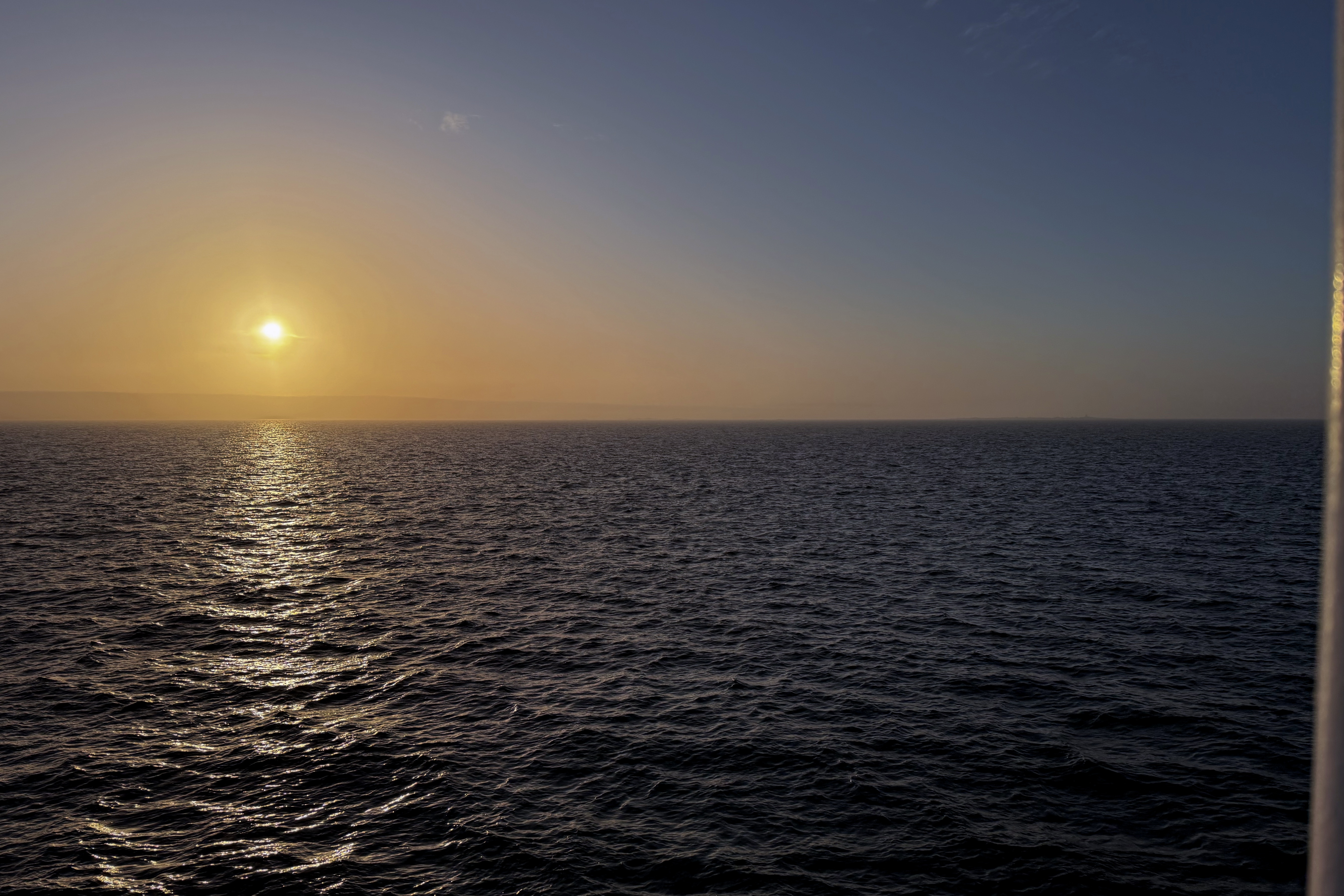 7 Uhr morgens auf Reede vor Göteborg