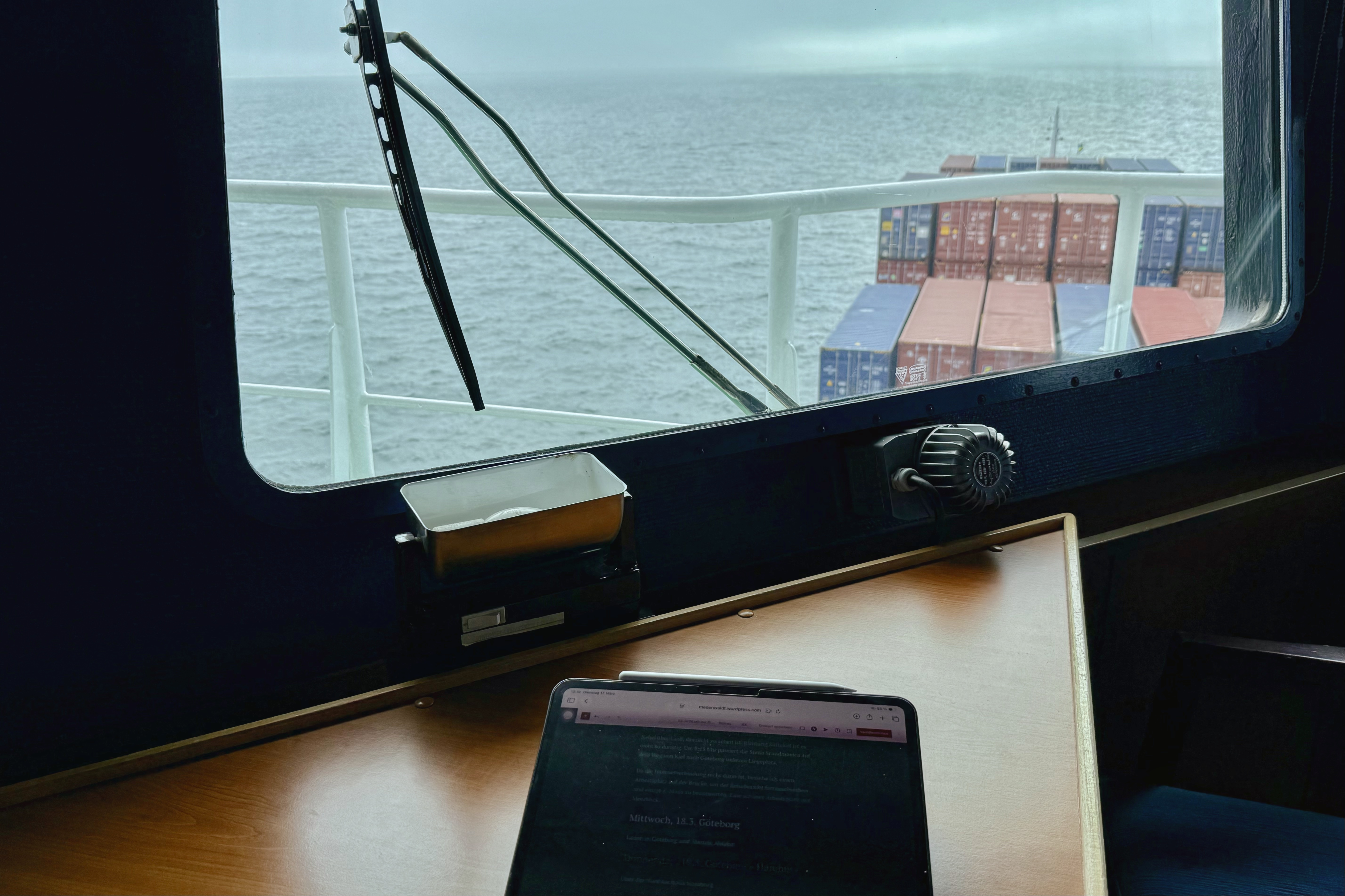 Arbeitsplatz mit Ausblick