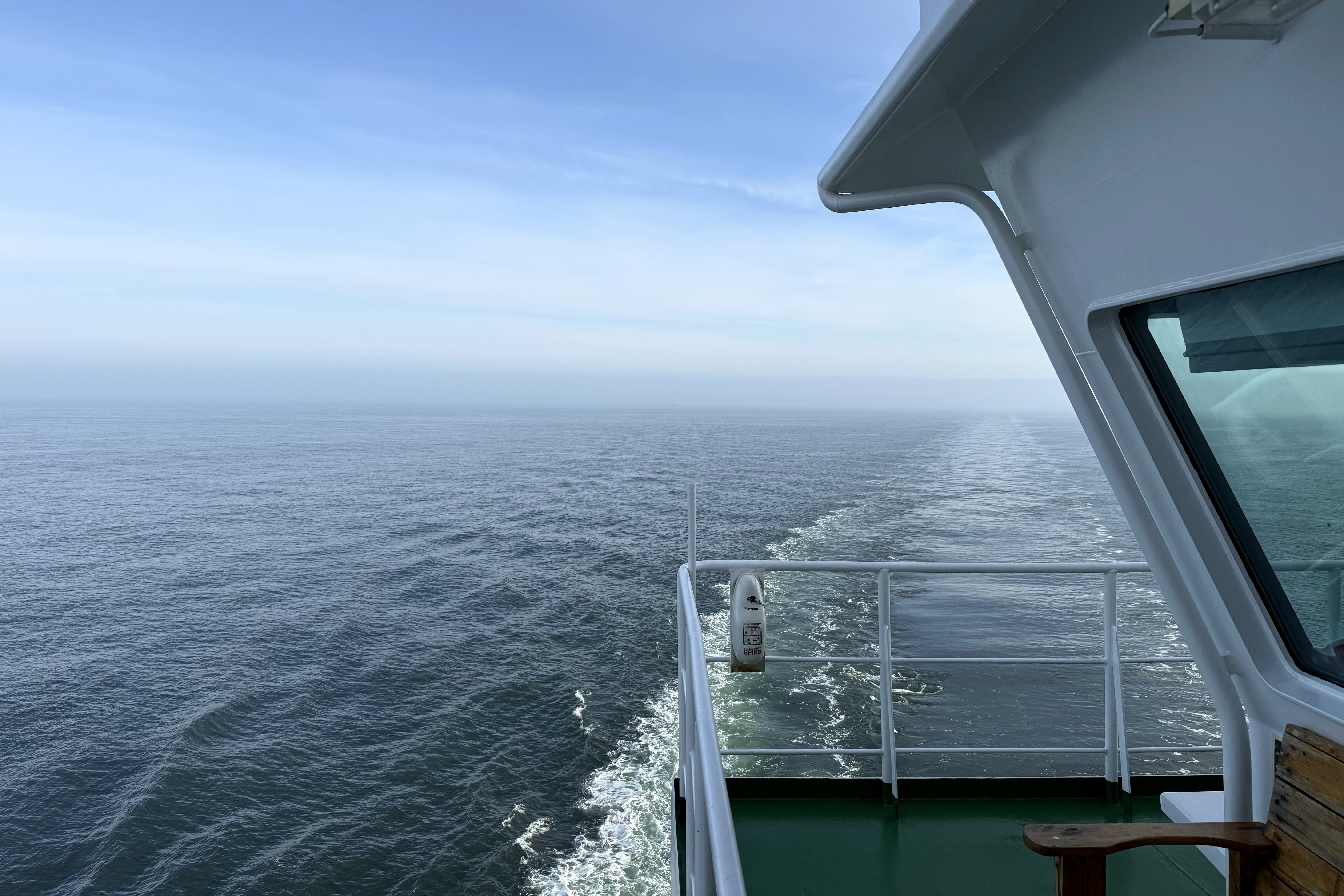 Die Nordsee fast glatt