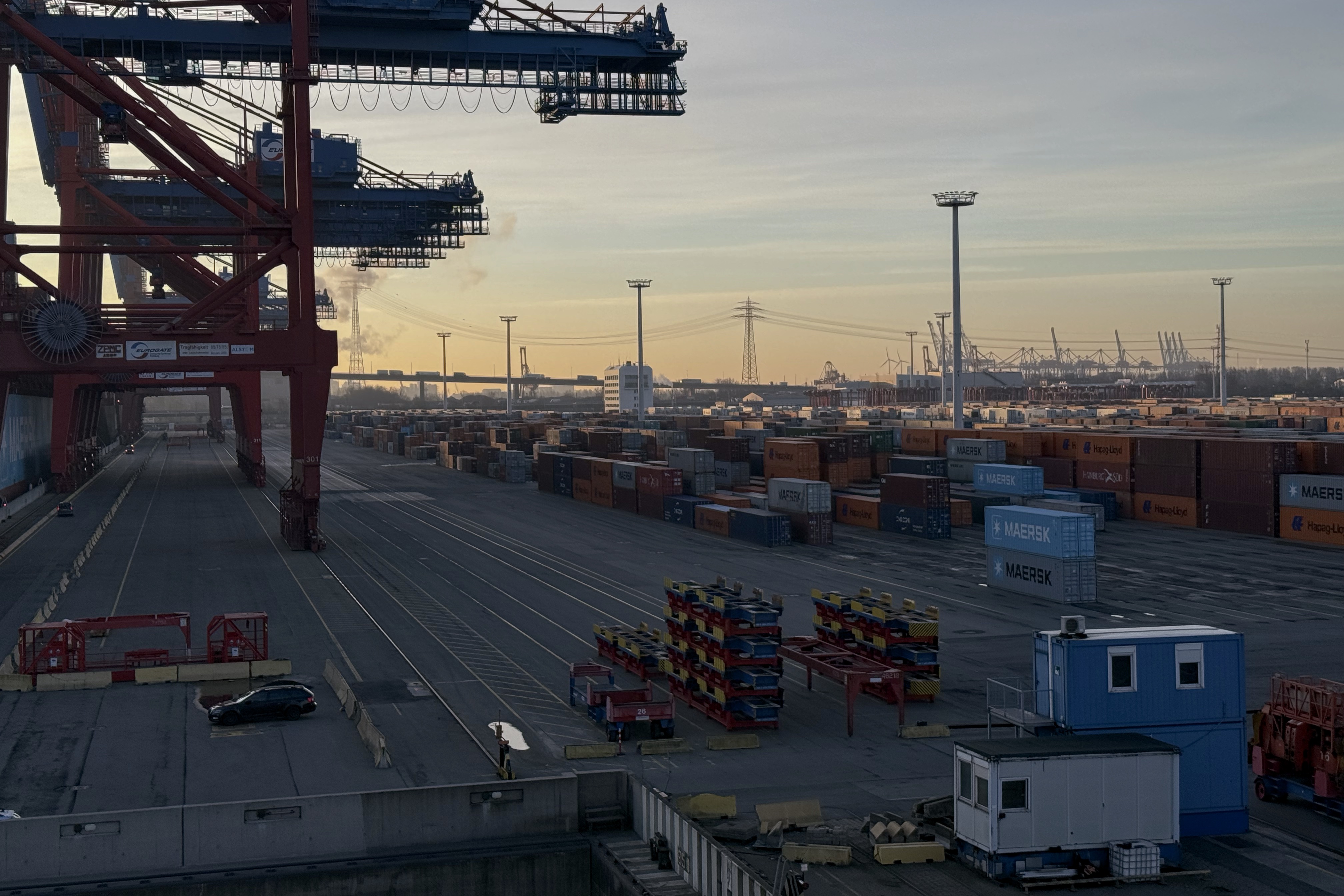 Morgenstimmung am Eurogate