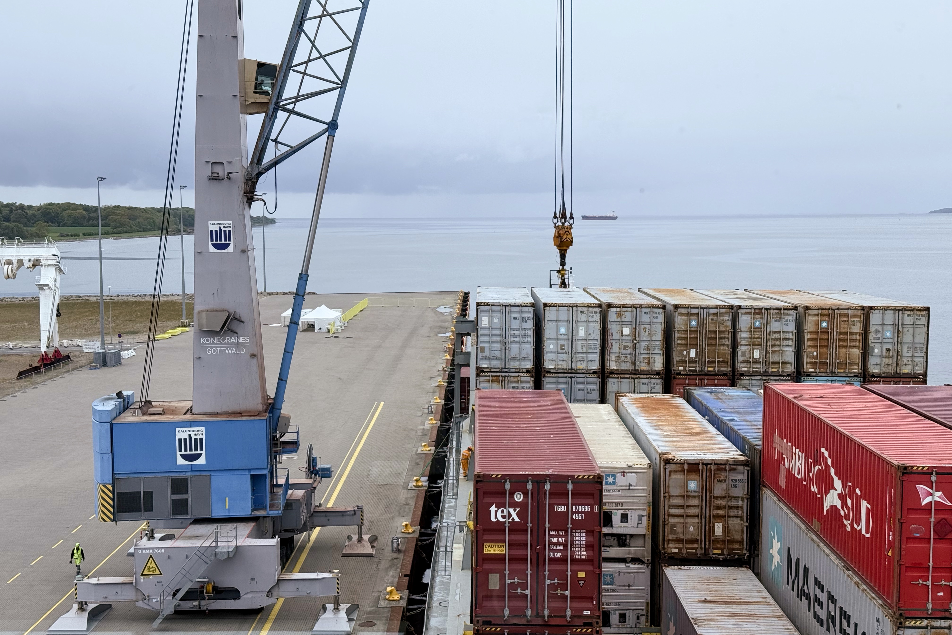Beladung am Terminal Kalundborg