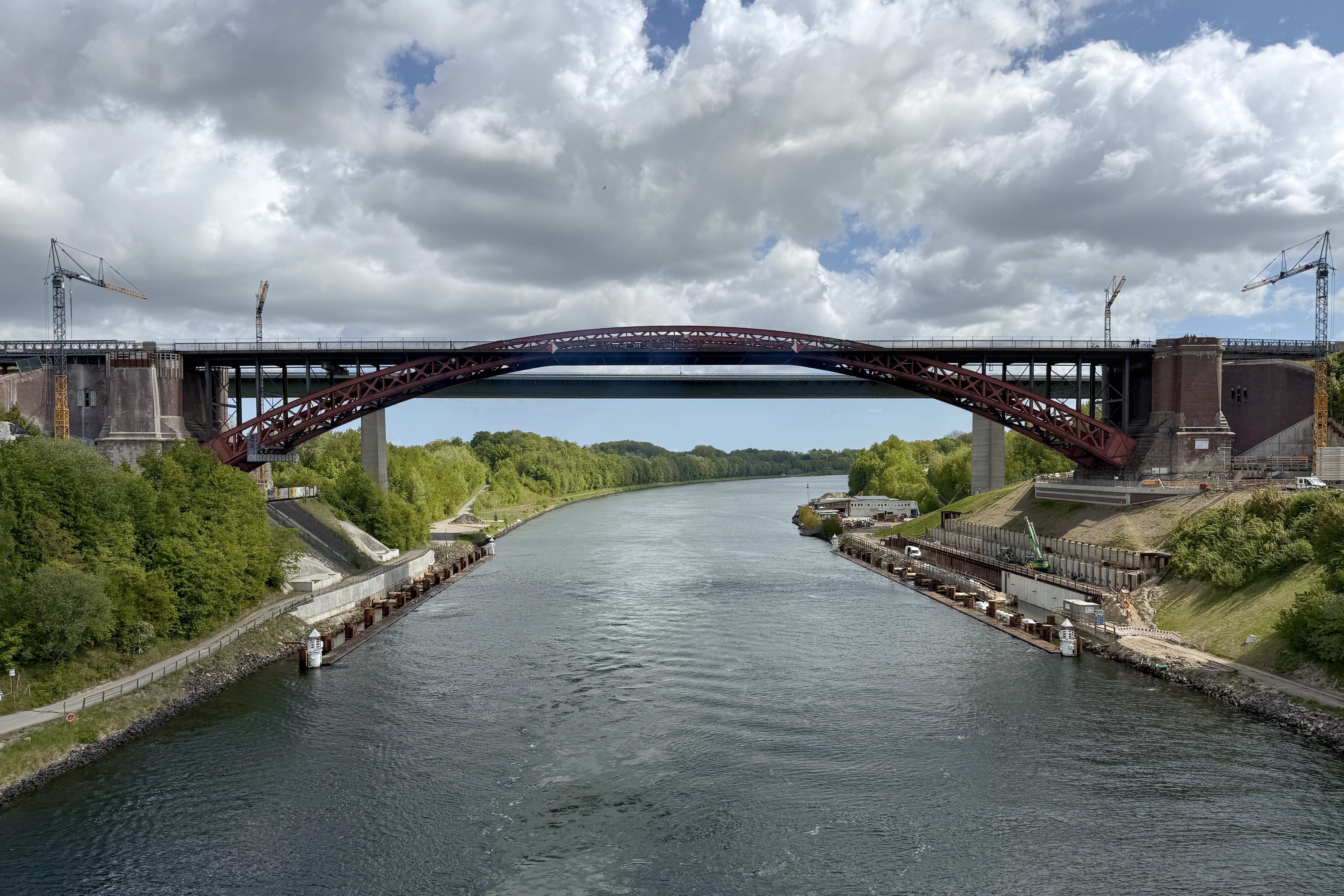 Die Levensauer Hochbrücke - in Sanierung-