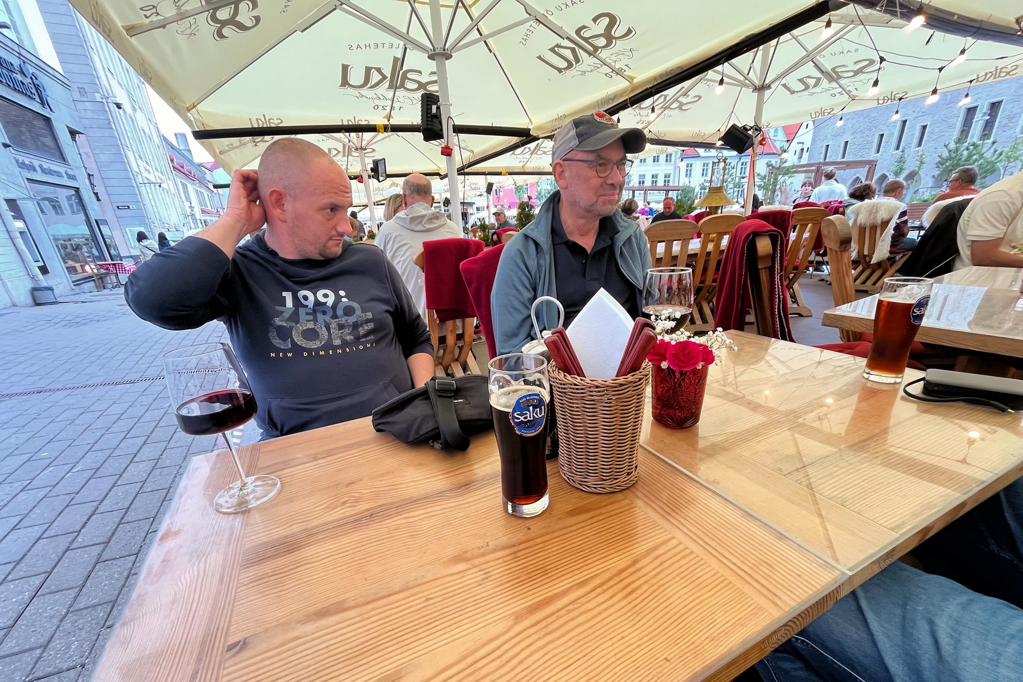 Warten aufs Abendessen