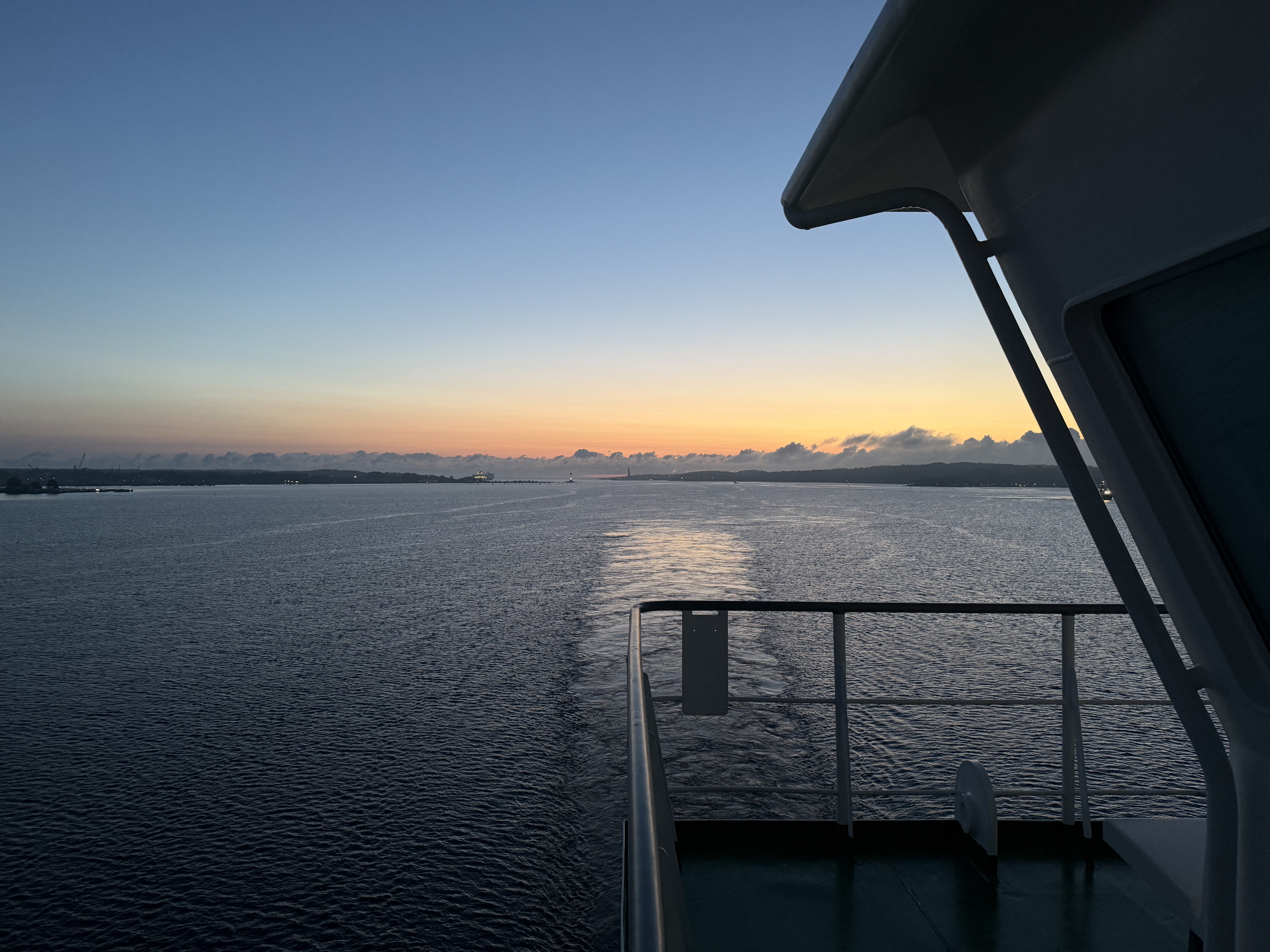 Kieler Innenförde am Morgen